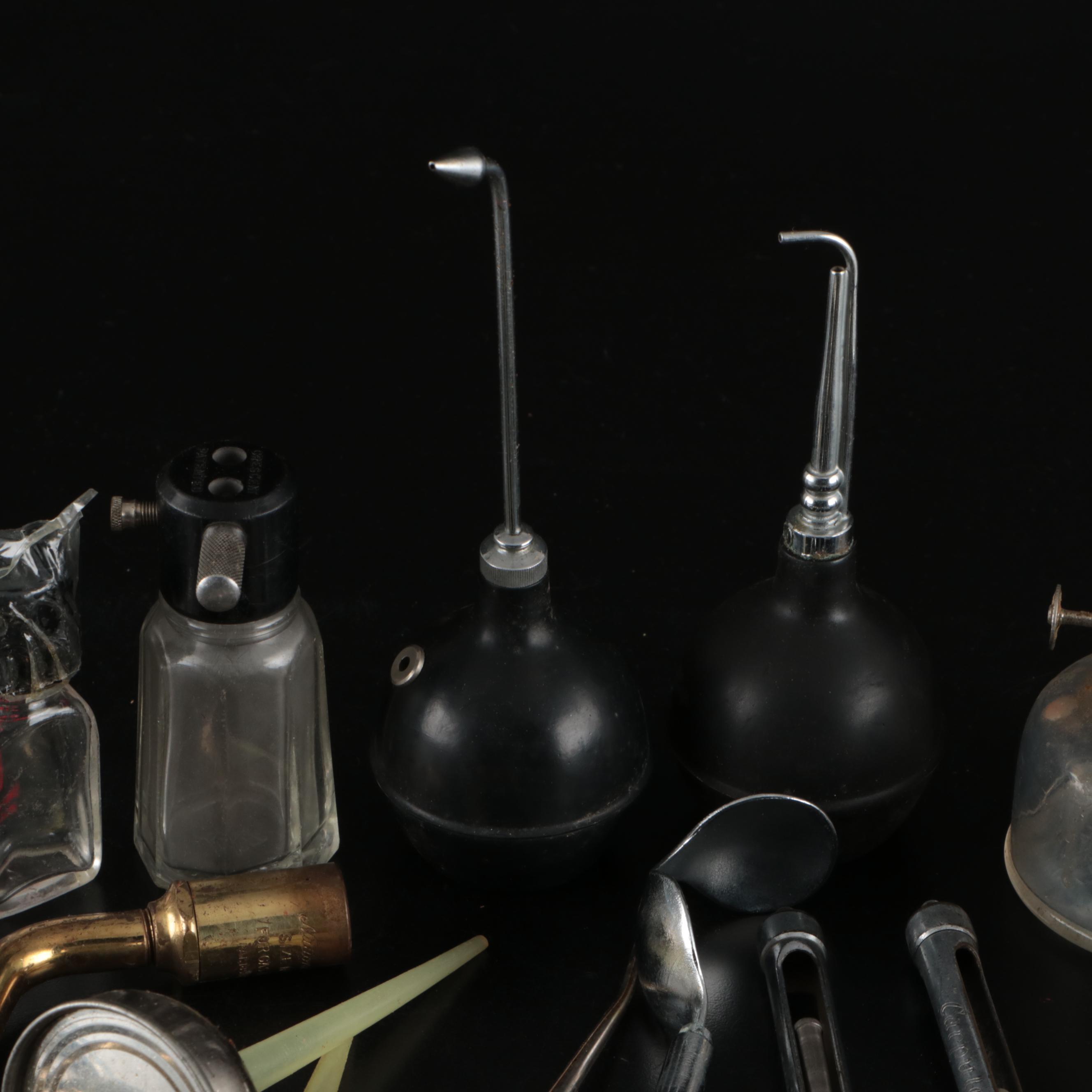 National Blowpipe with Hu-Friedy Tissue Extractor and Other Vintage Dental Tools