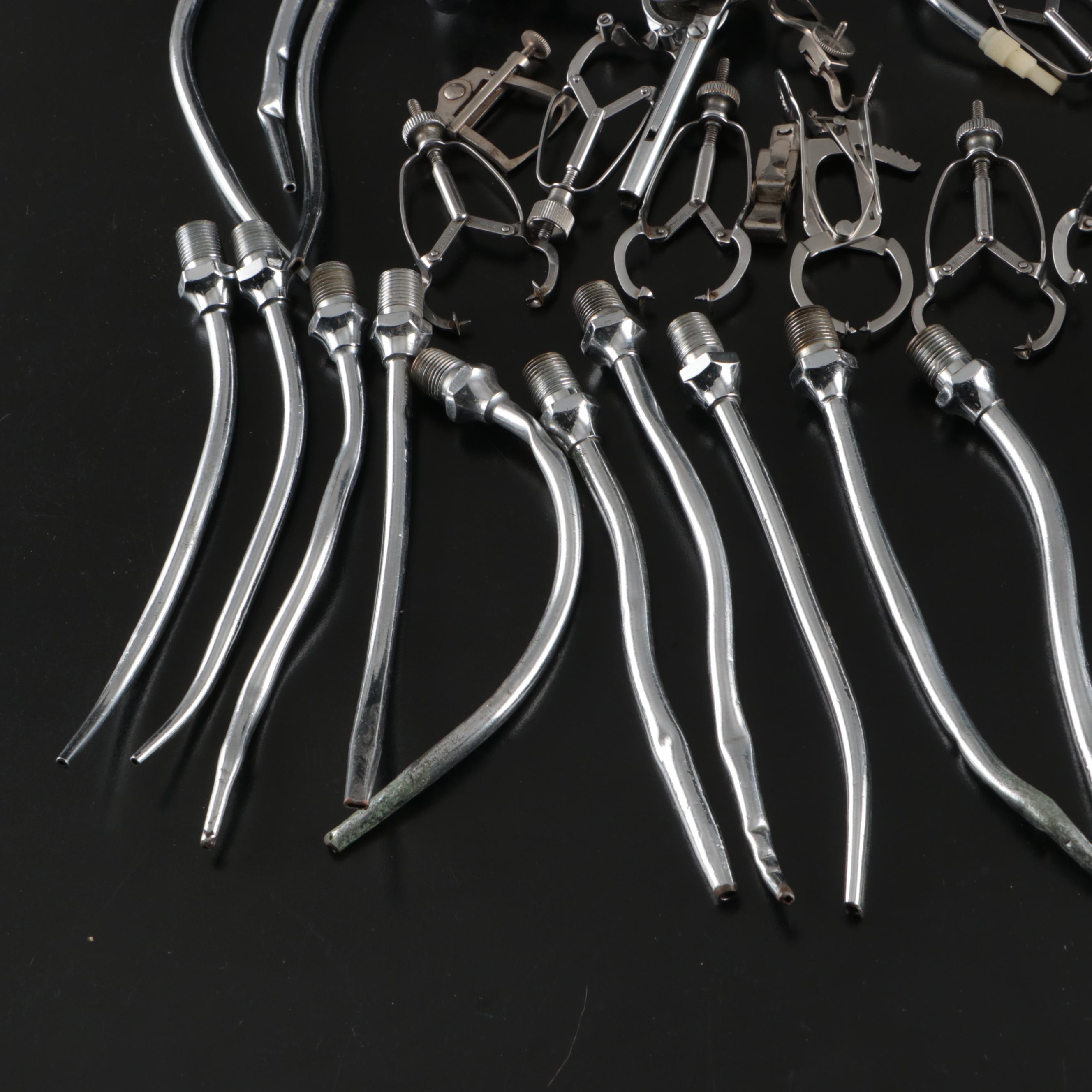 National Blowpipe with Hu-Friedy Tissue Extractor and Other Vintage Dental Tools