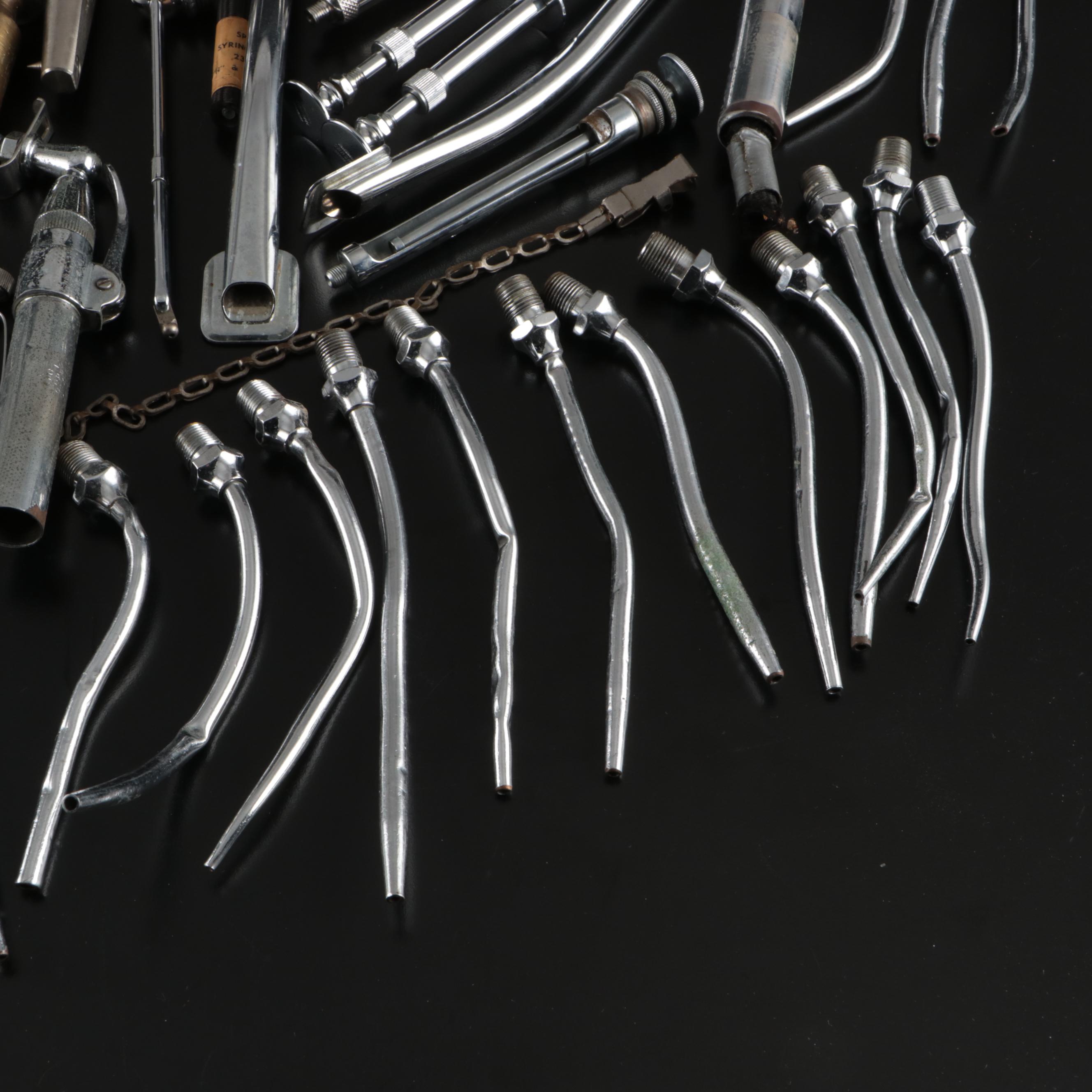 National Blowpipe with Hu-Friedy Tissue Extractor and Other Vintage Dental Tools