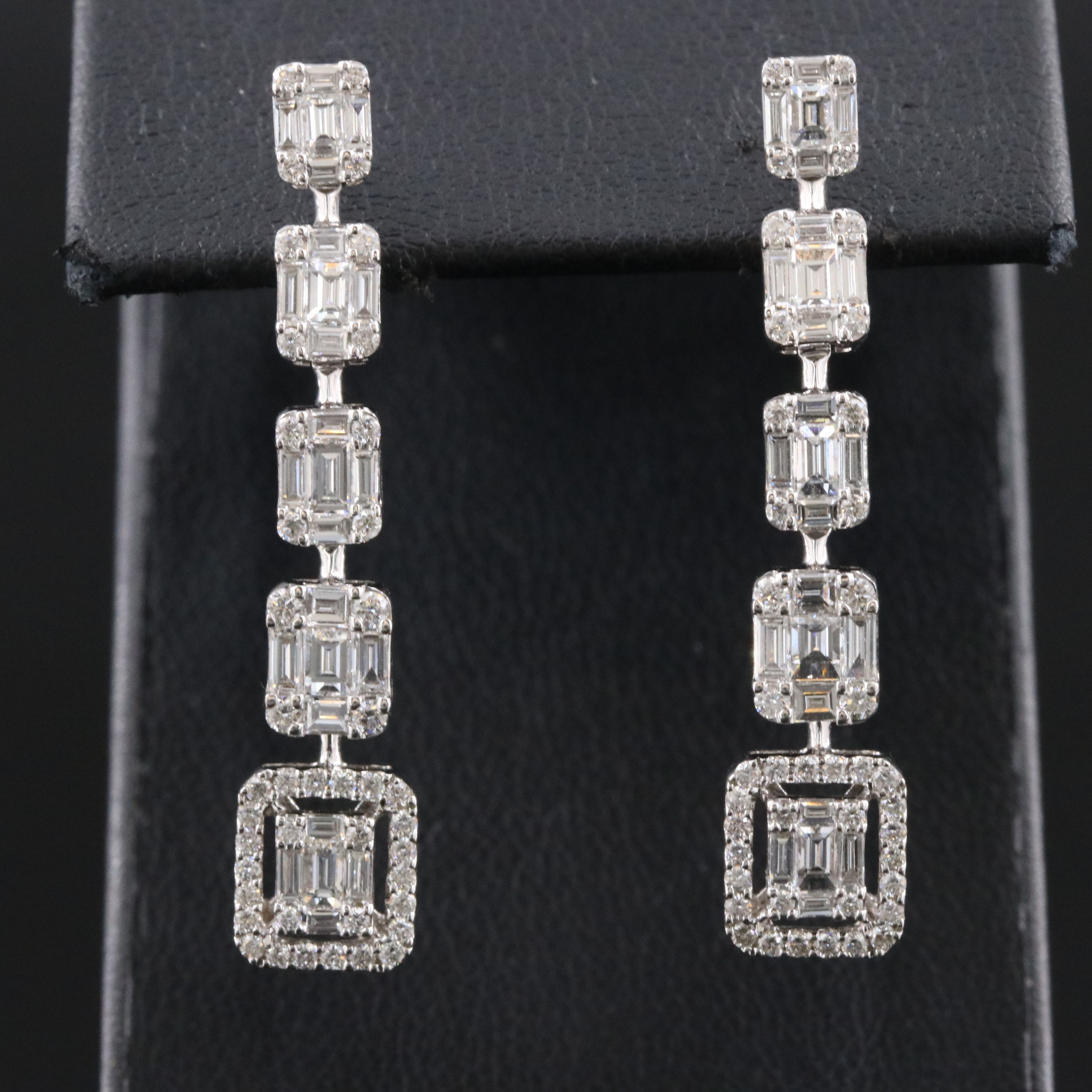 EFFY 18K 2.00 CTW Diamond Drop Earrings
