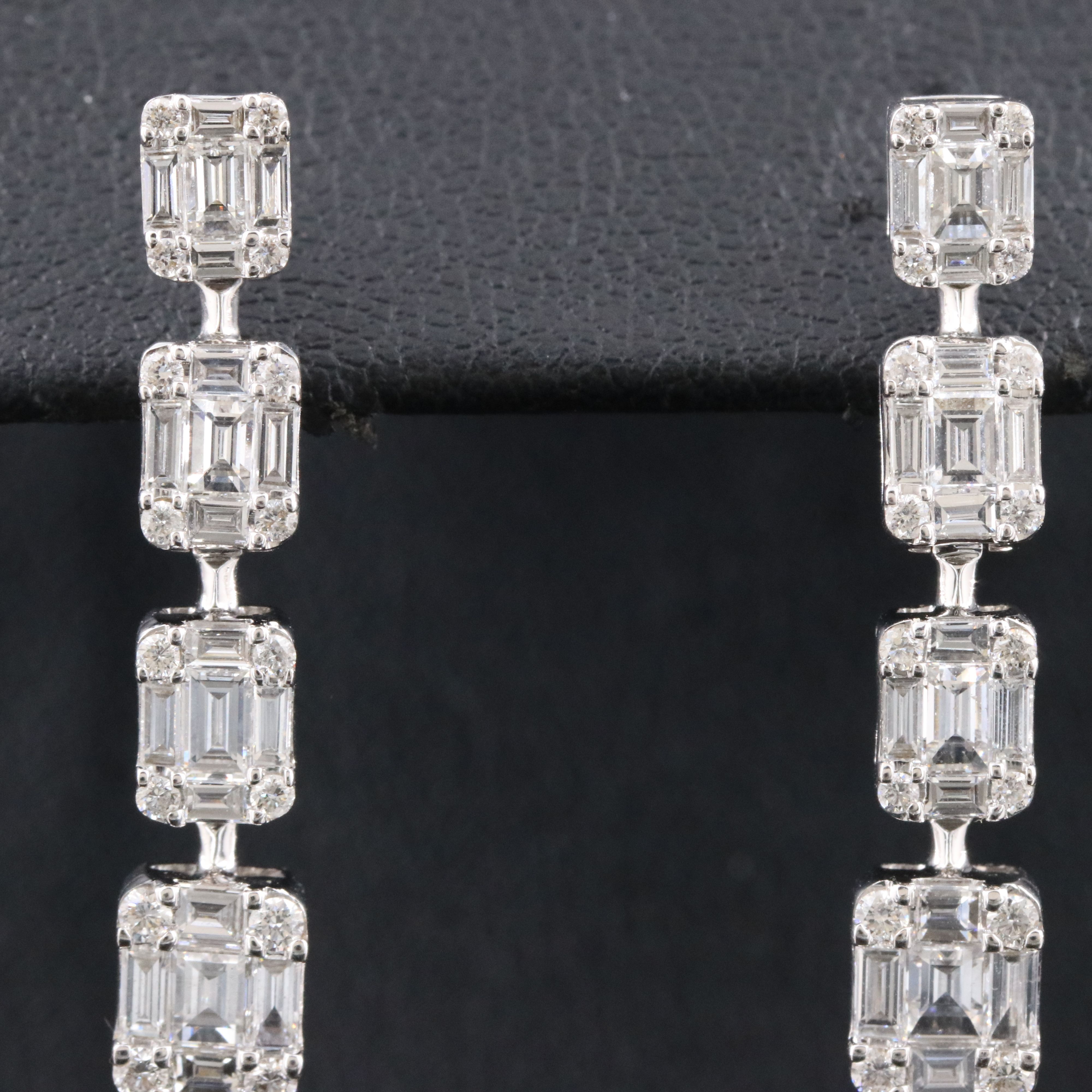 EFFY 18K 2.00 CTW Diamond Drop Earrings