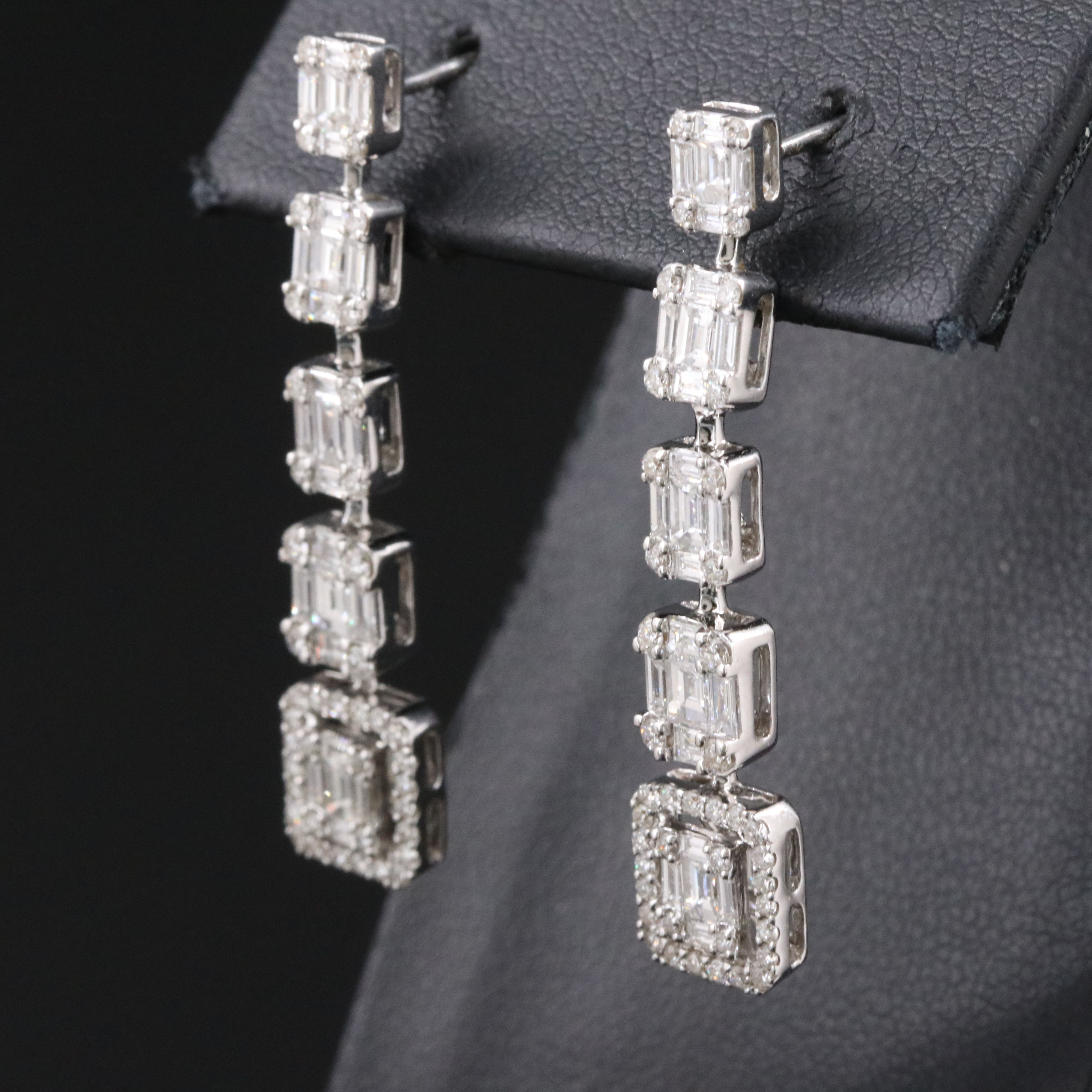 EFFY 18K 2.00 CTW Diamond Drop Earrings