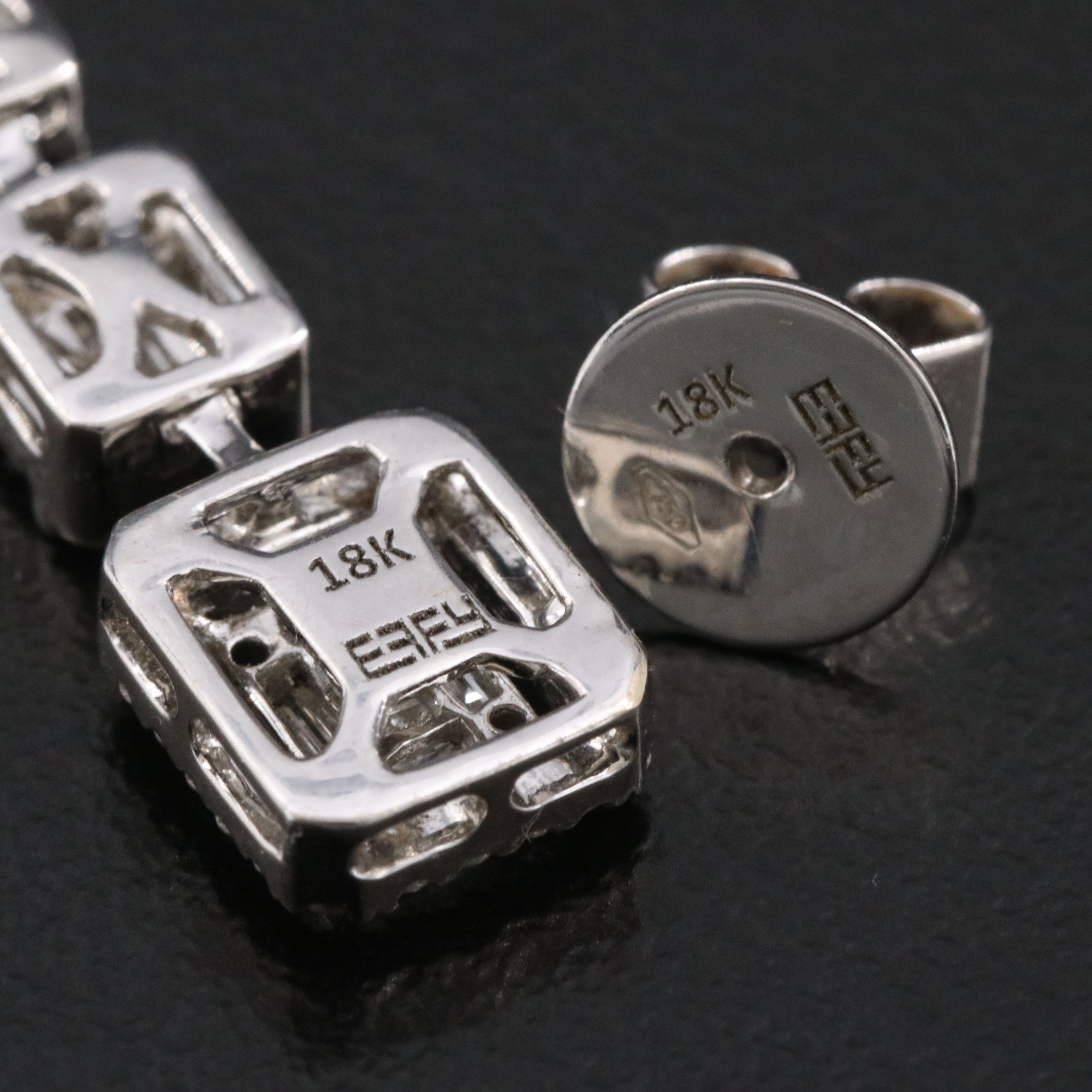 EFFY 18K 2.00 CTW Diamond Drop Earrings