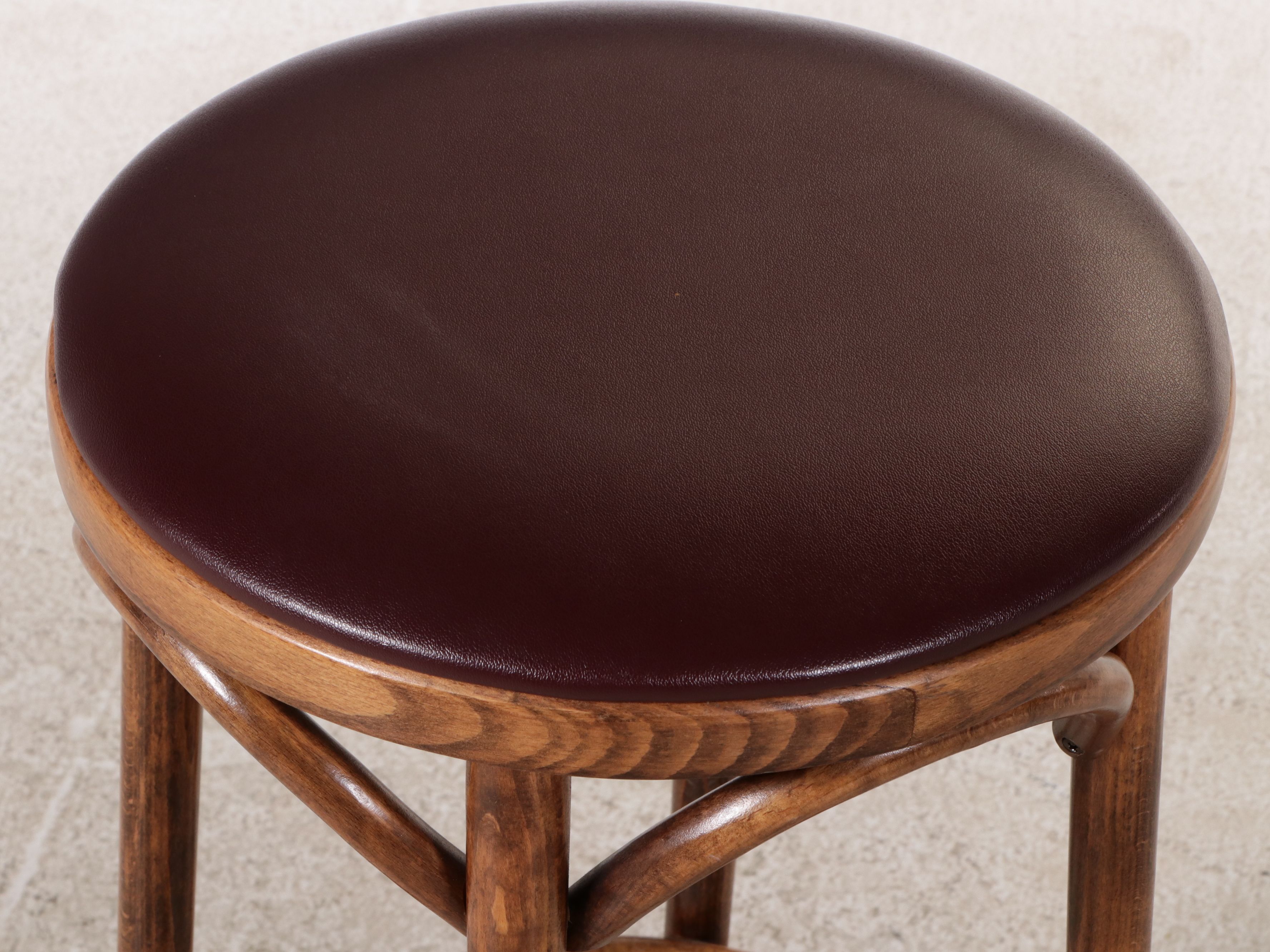 M. Dietz and Sons Bentwood Barstools with Faux Marble Table