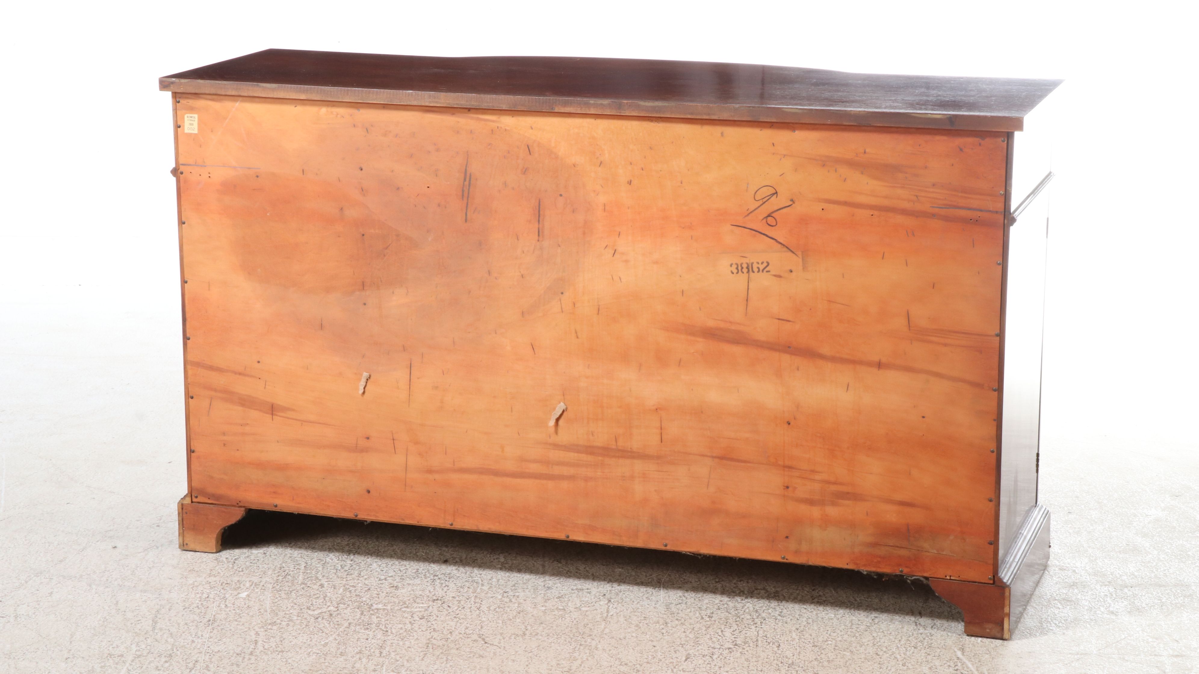 Morganton Hepplewhite Style Mahogany Buffet, Mid-20th Century