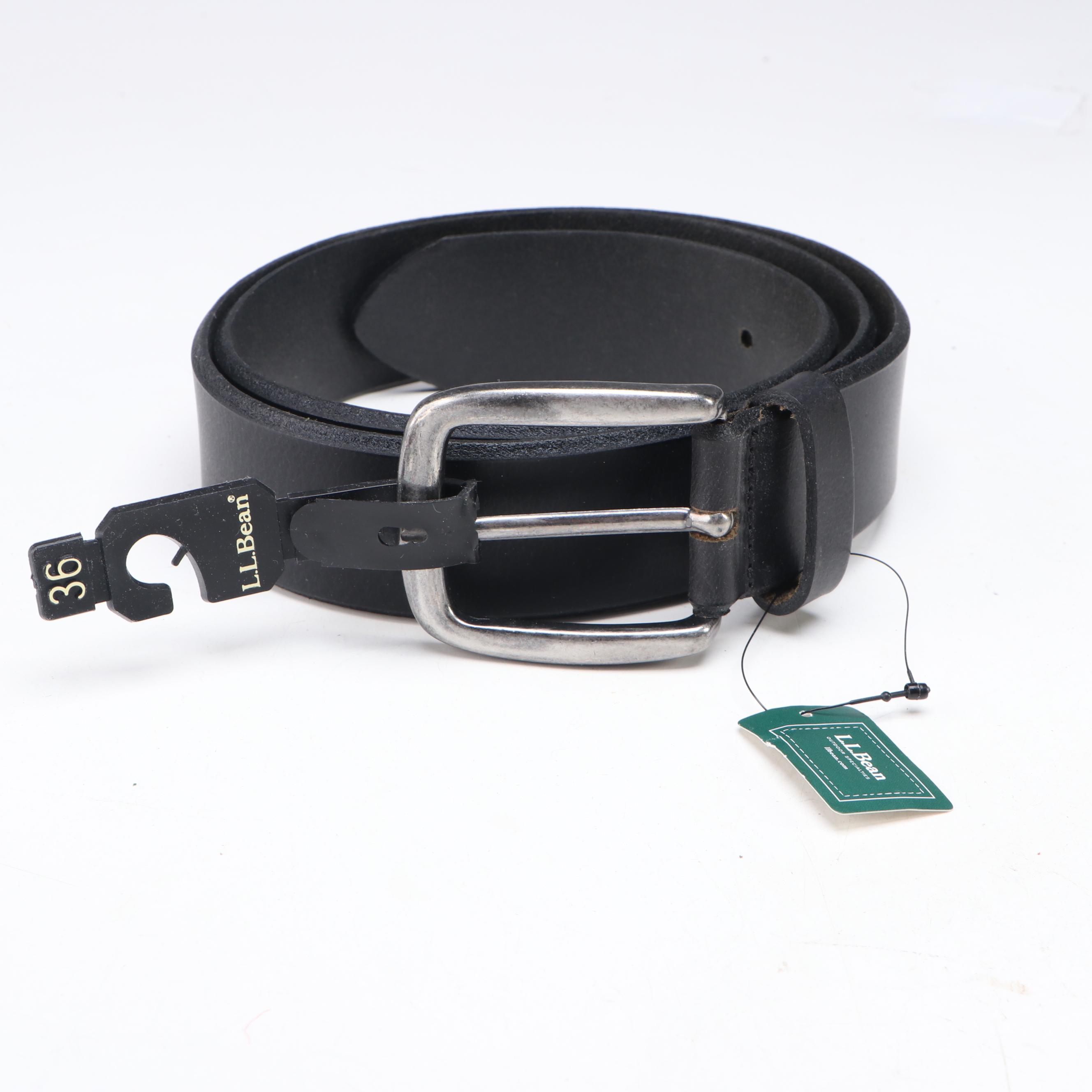 Men's L.L. Bean, Jos. A. Bank, and Other Belts