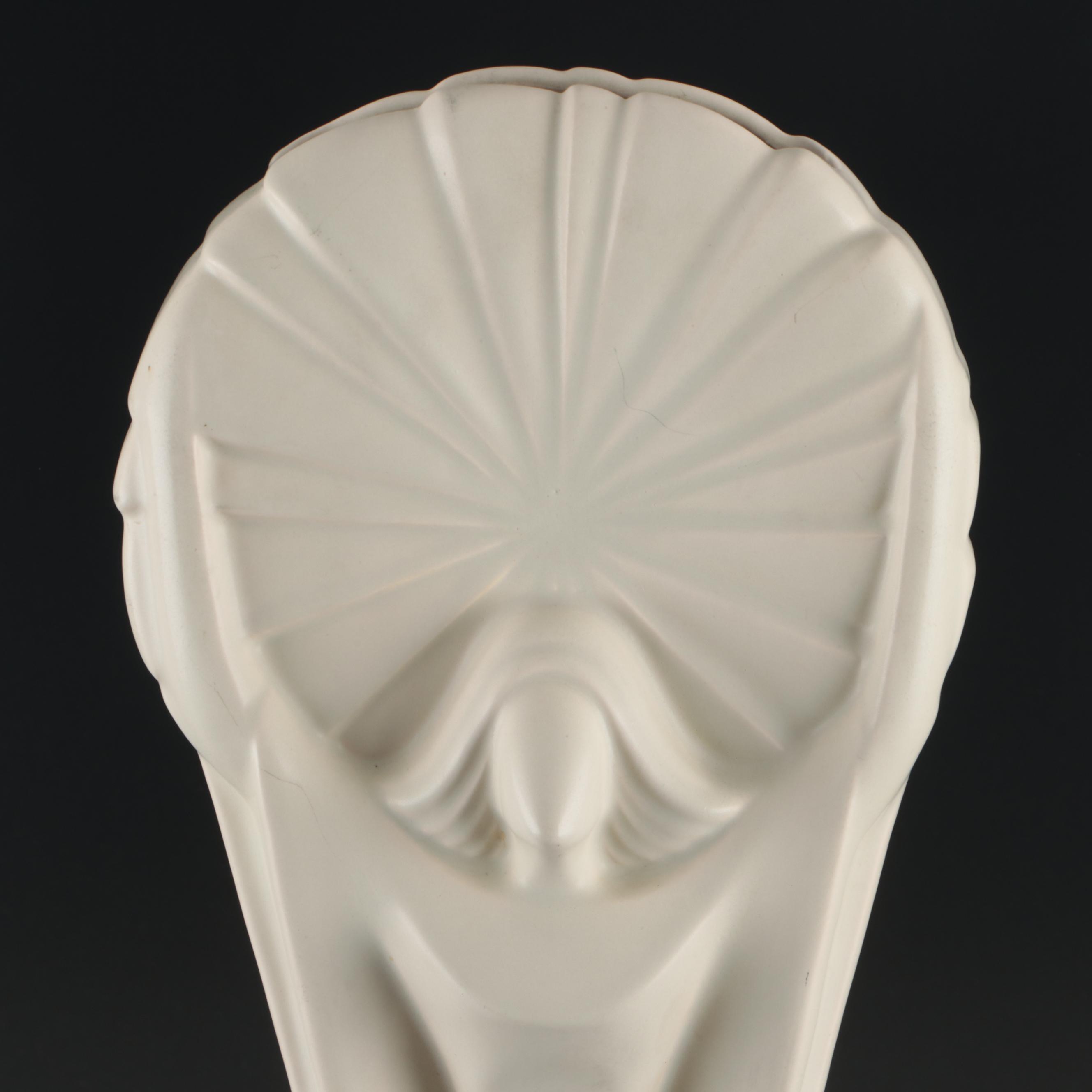 Haeger Pottery Art Deco Style Lady Holding the Sun Vase