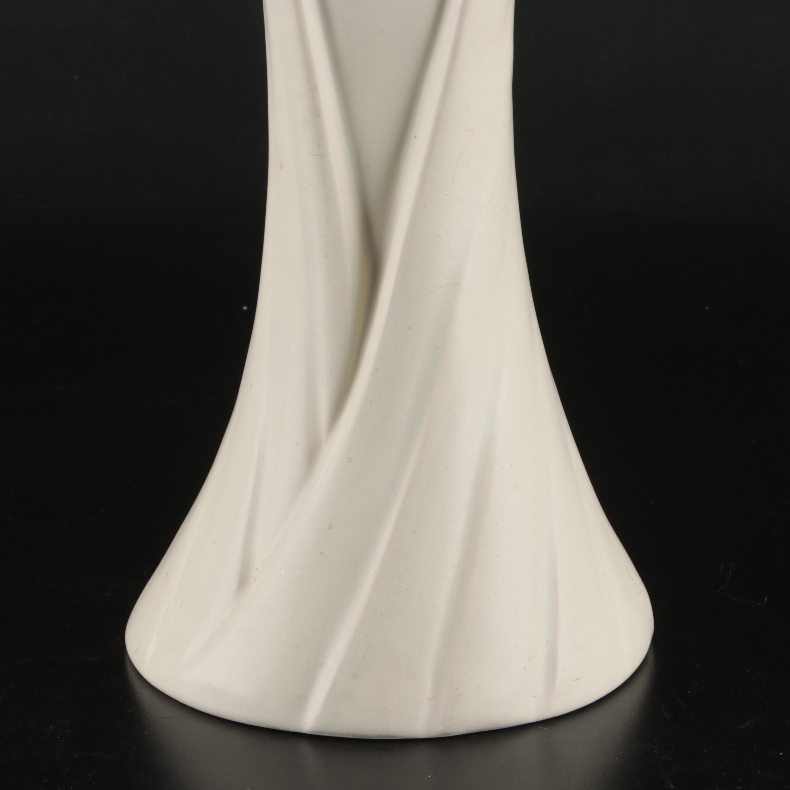 Haeger Pottery Art Deco Style Lady Holding the Sun Vase