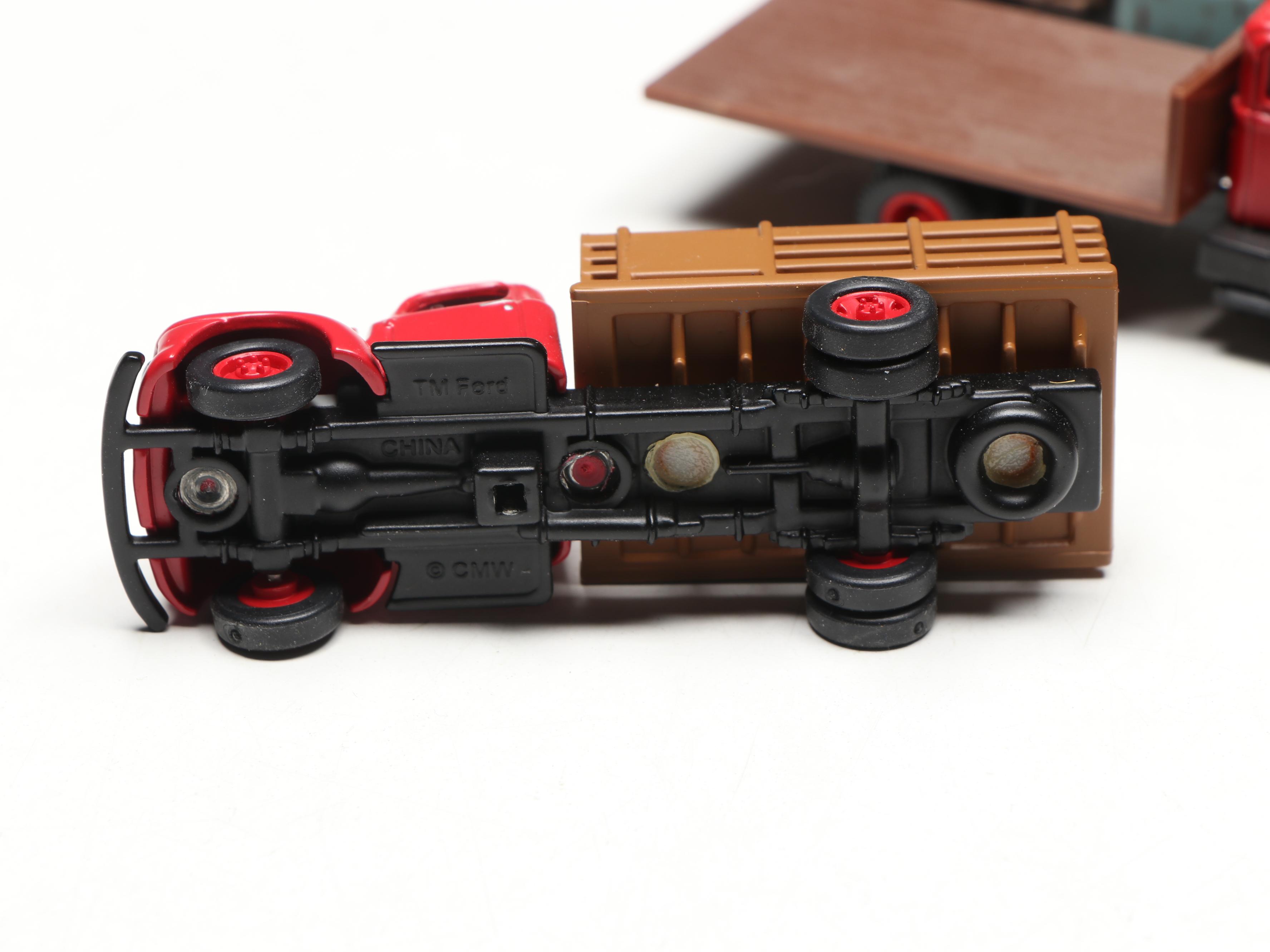 Busch, CMW with Other Train Prop Trucks, Wagon and Bus