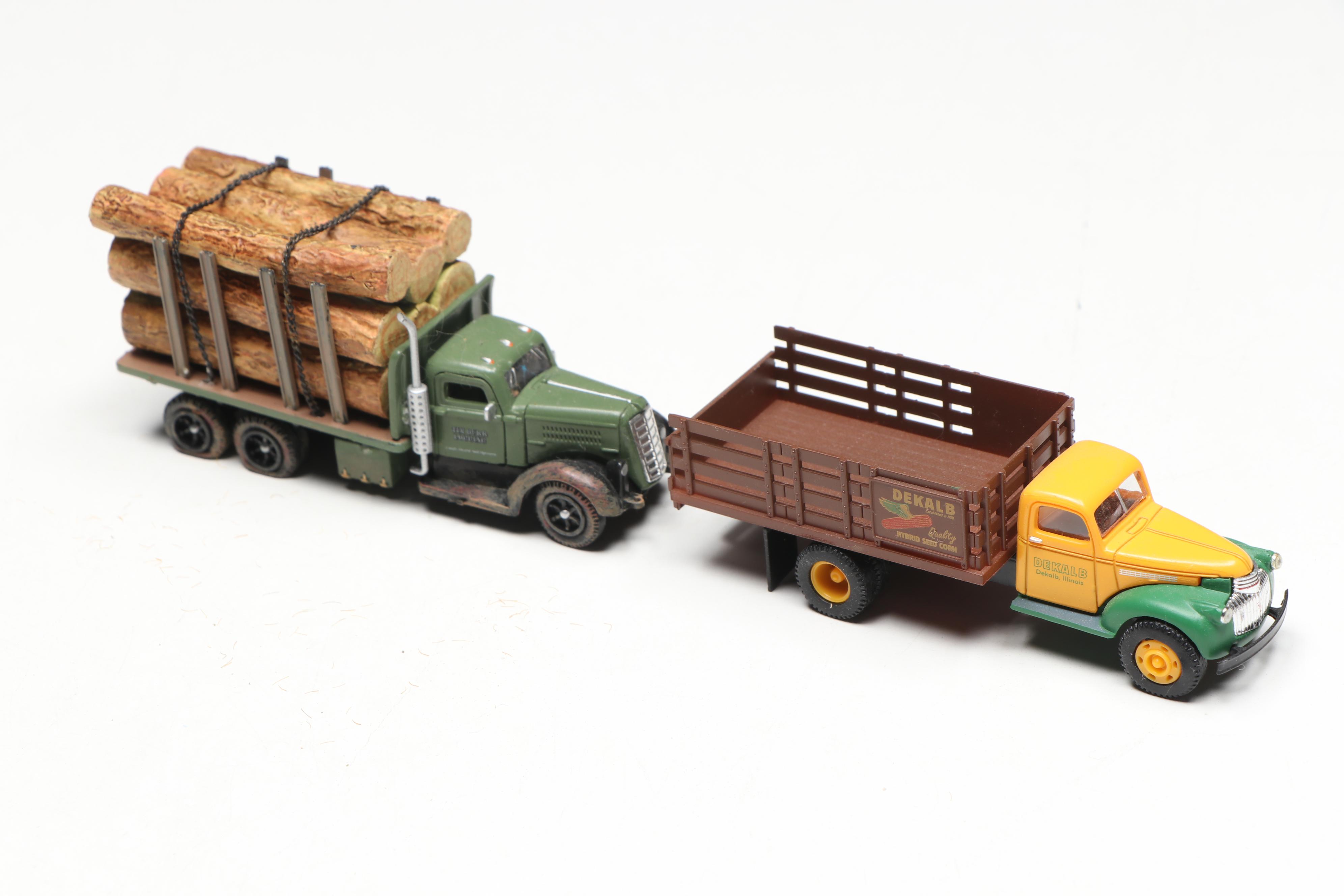 Busch, CMW with Other Train Prop Trucks, Wagon and Bus