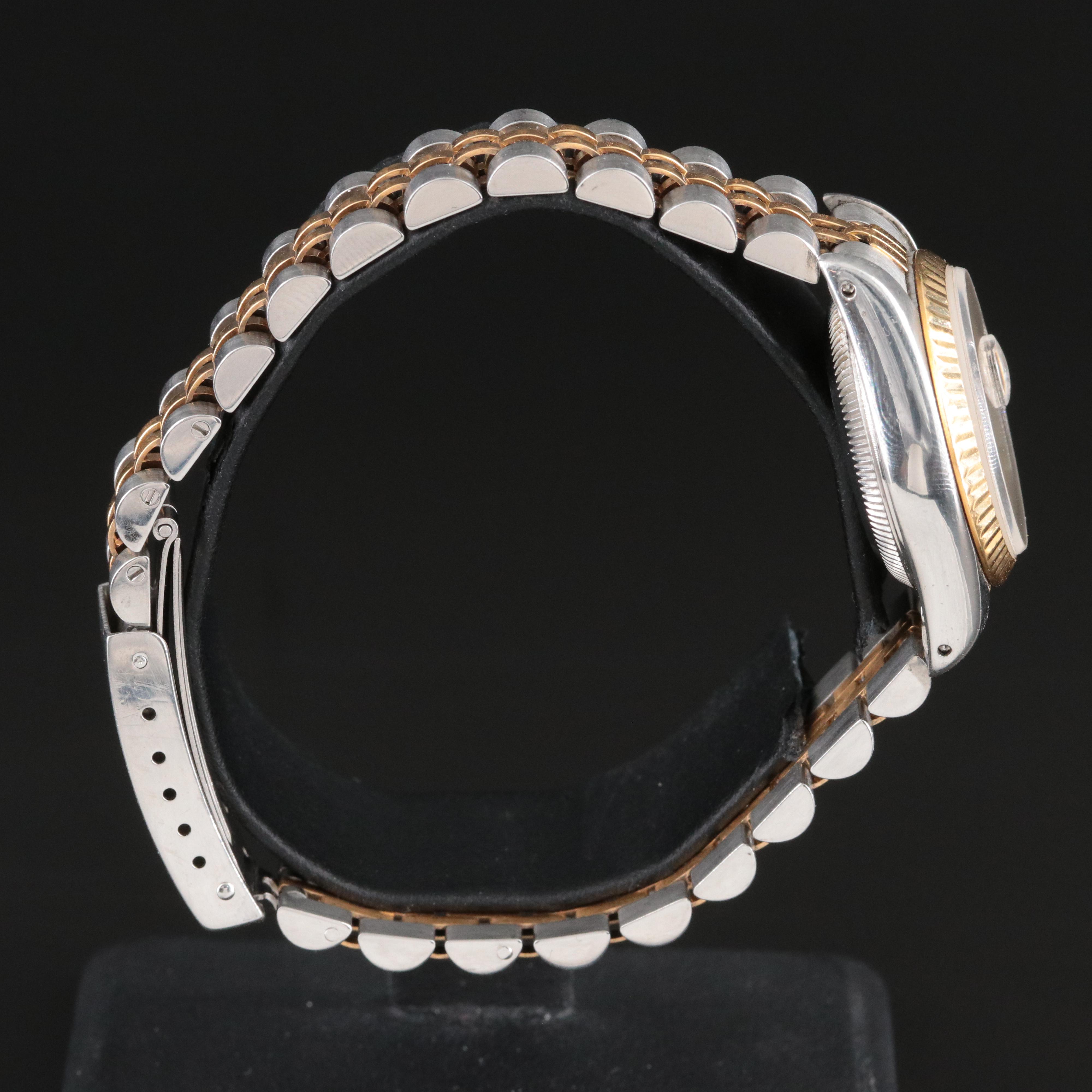 1985 Rolex Two Tone 18K & Steel Datejust Watch