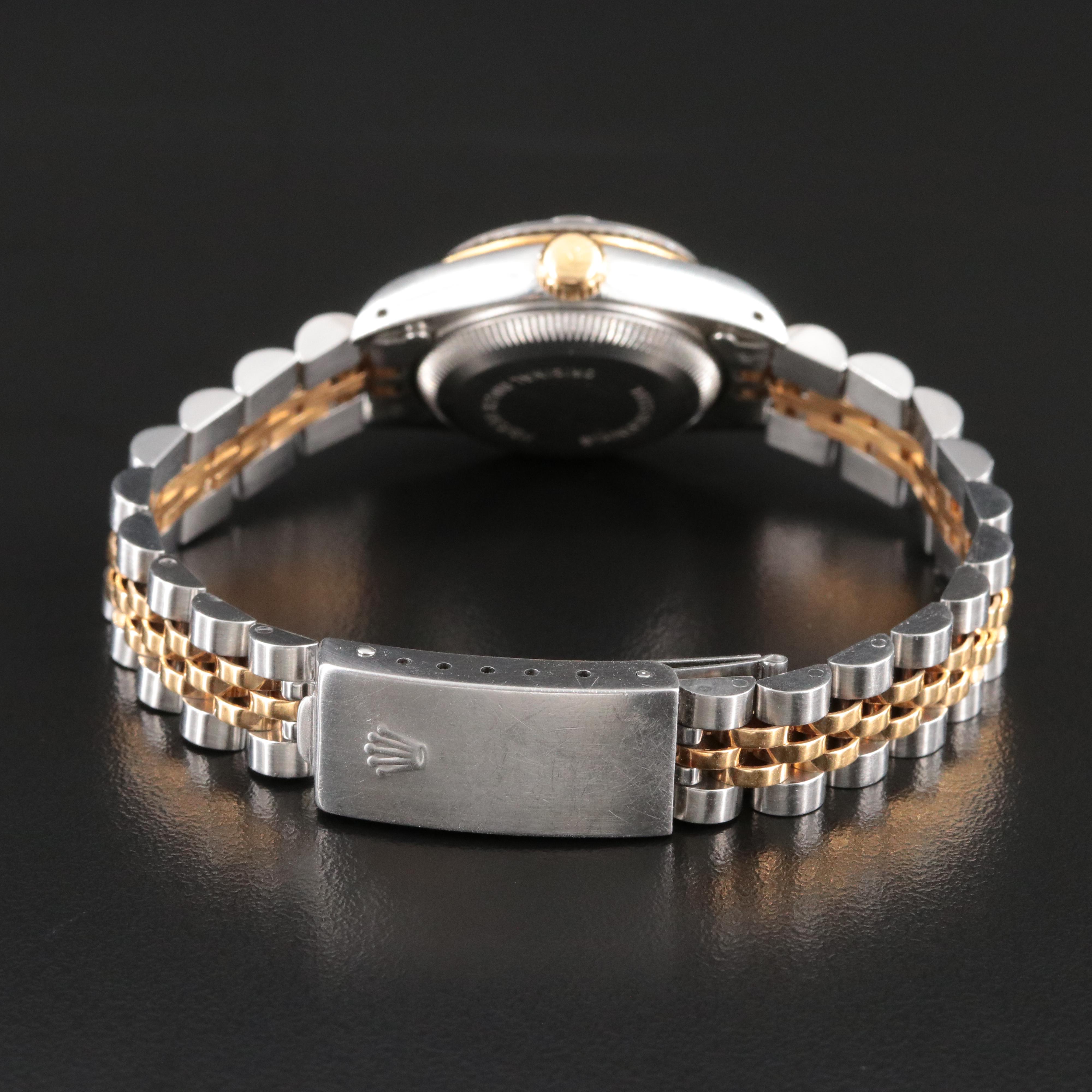 1985 Rolex Two Tone 18K & Steel Datejust Watch