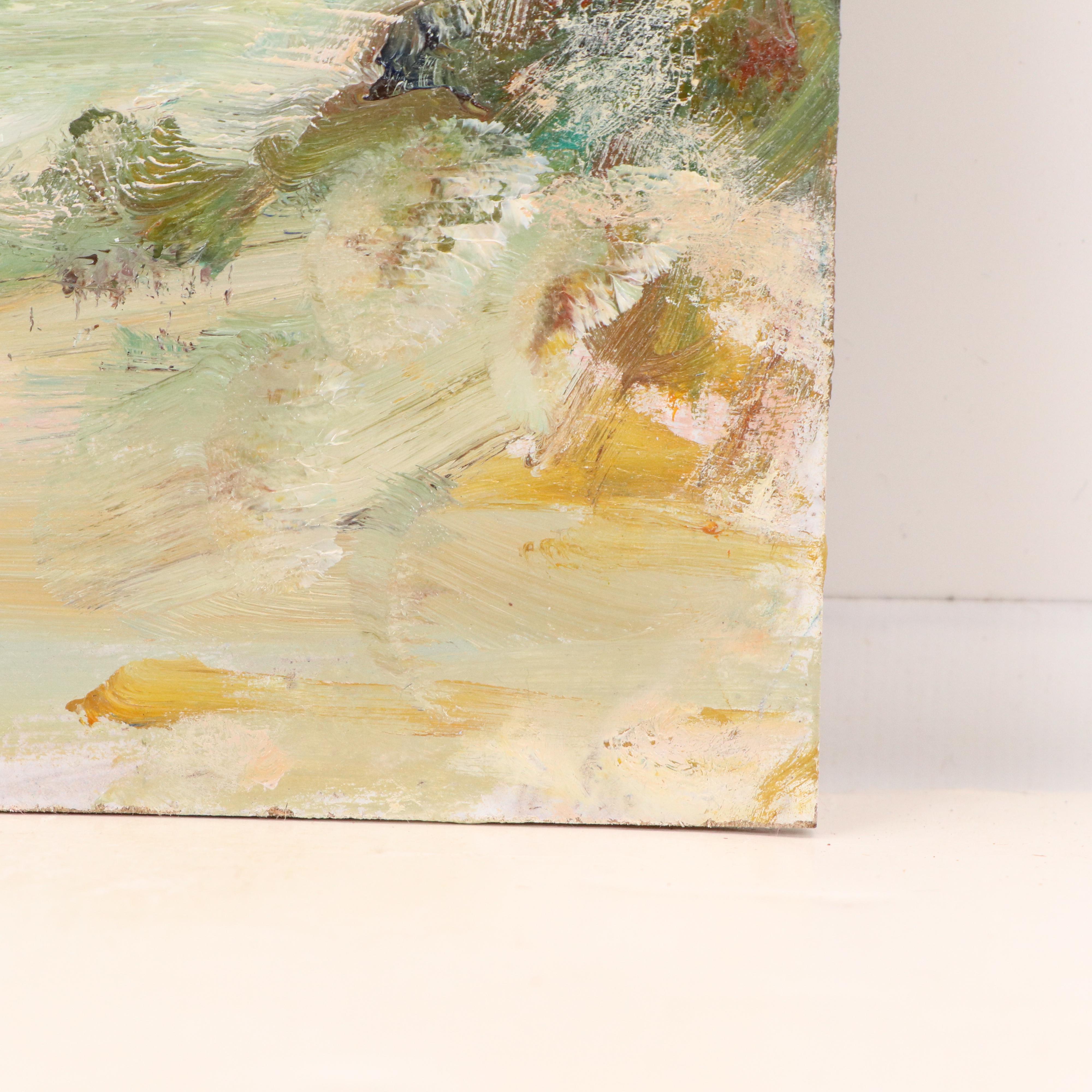 Nino Pippa Oil Painting "Southwest Florida - Best Friends Walking on a Beach"