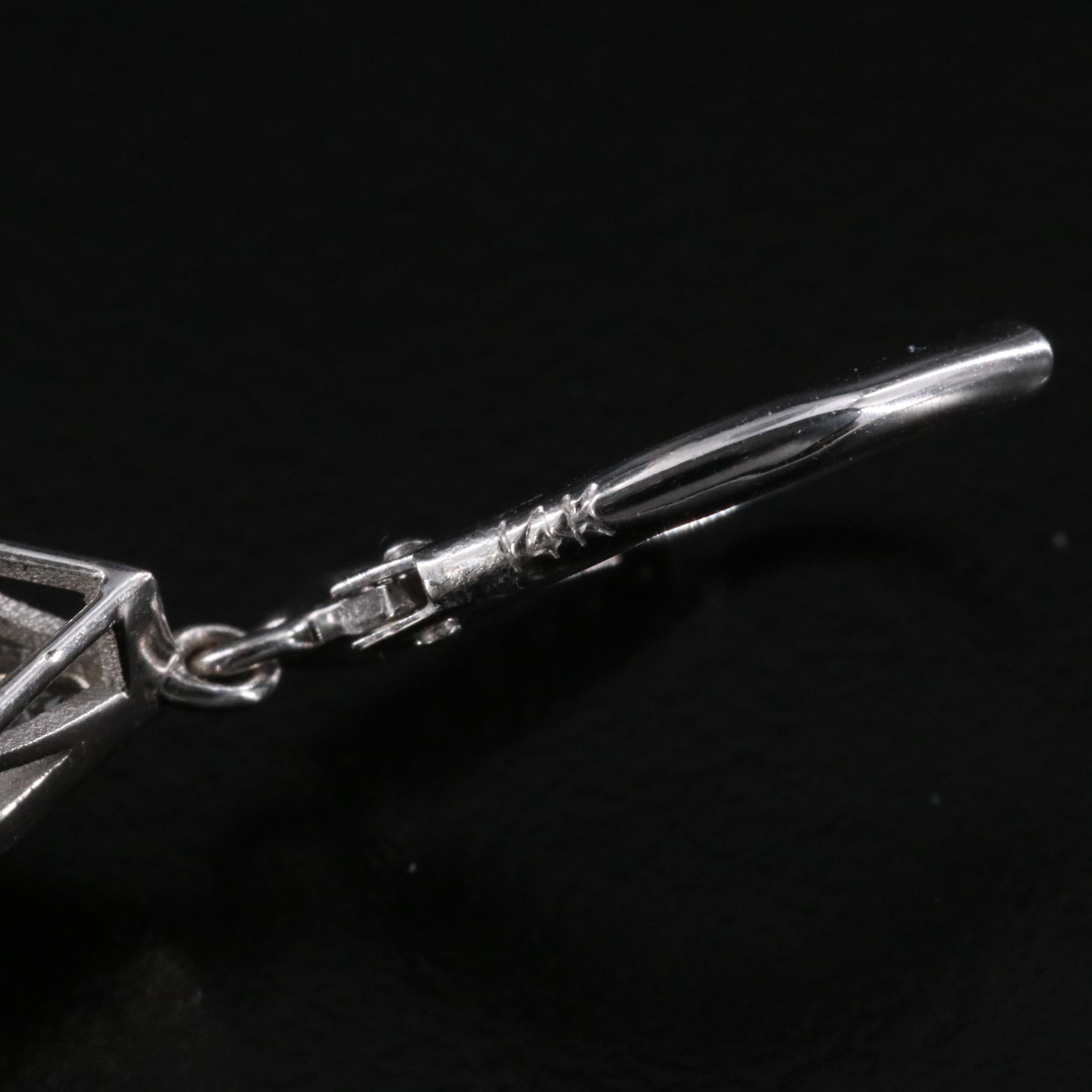 14K 9.00 CTW Tourmaline and Diamond Earrings