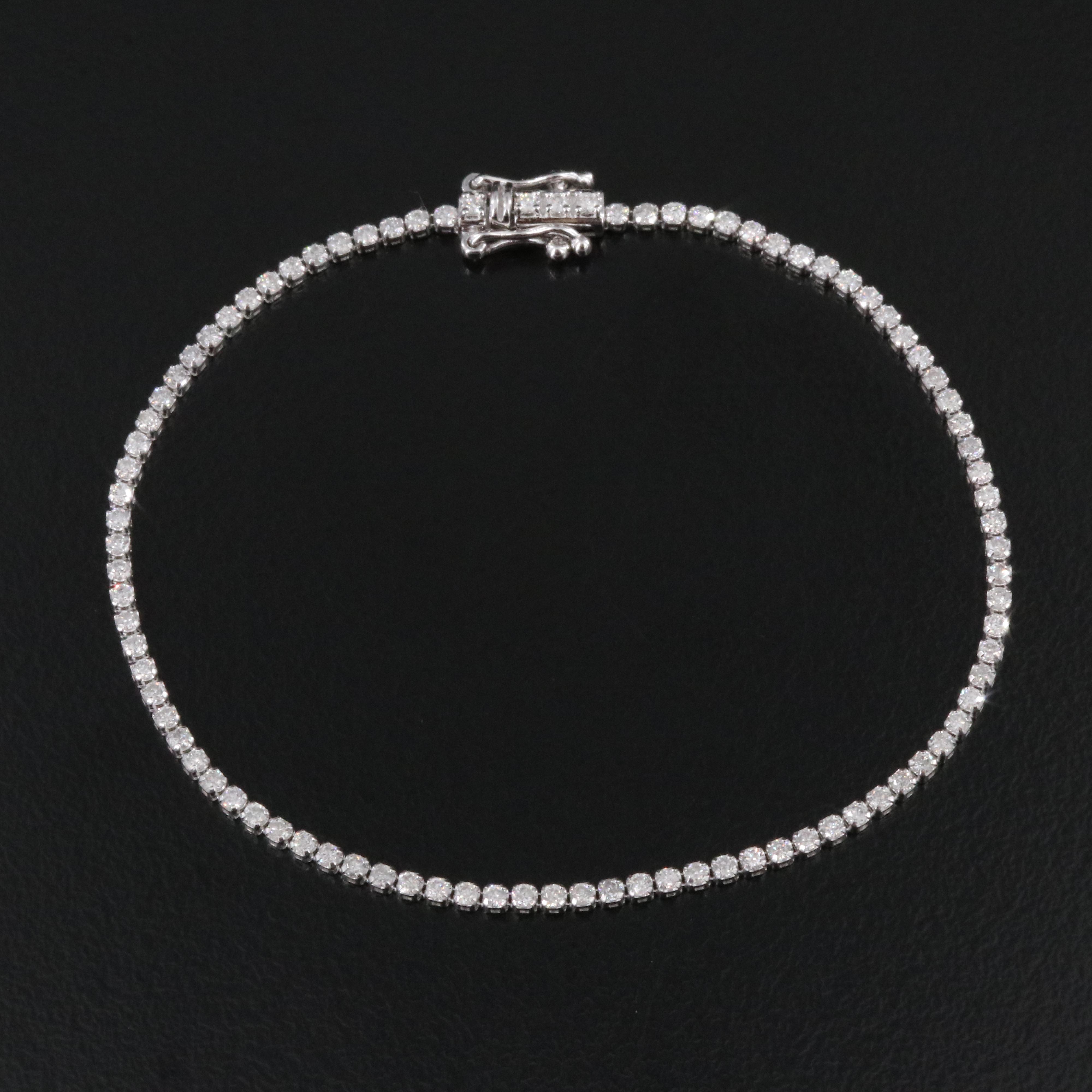 14K 1.18 CTW Lab Grown Diamond Line Bracelet