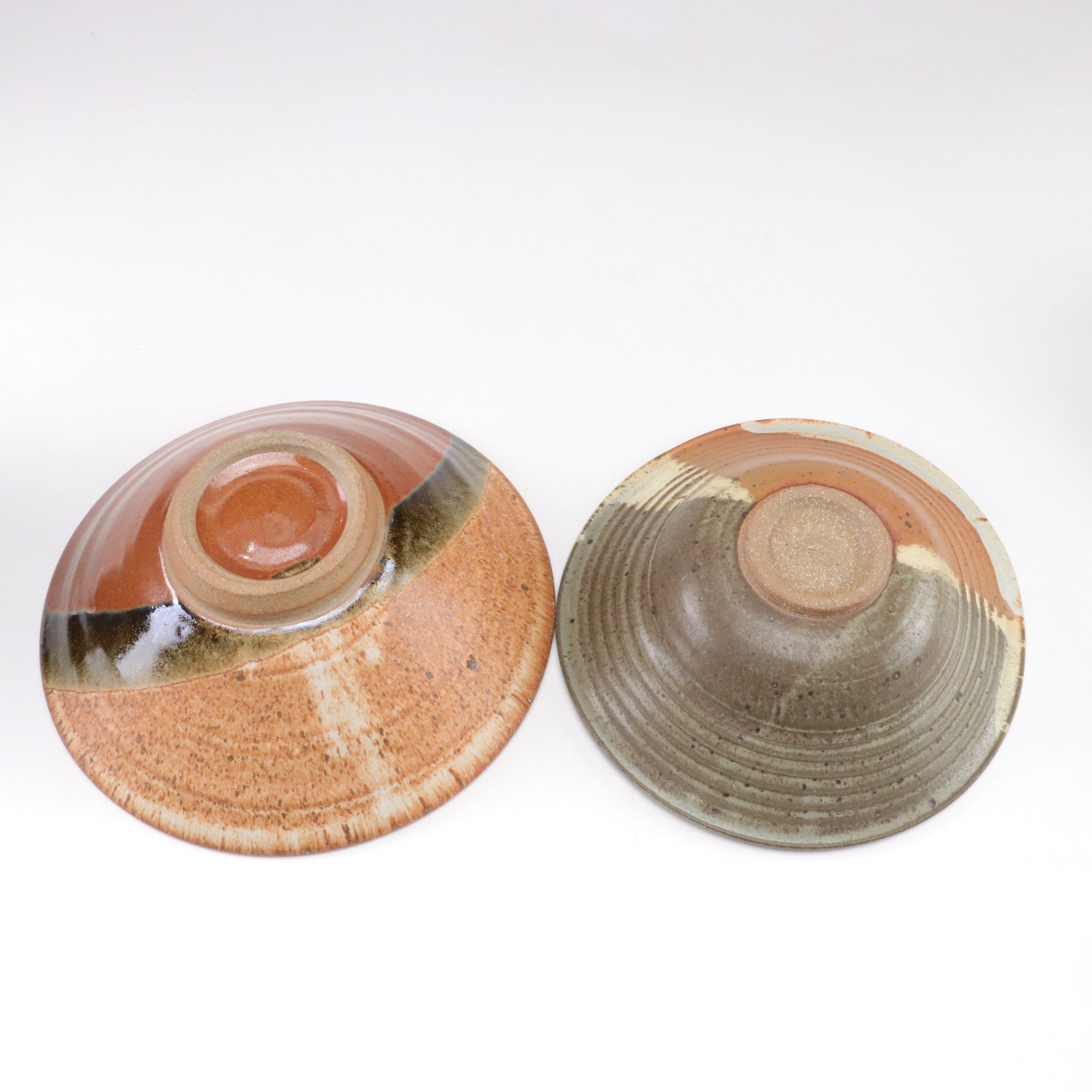 Speckled & Drip Glaze Spun Pottery Bowl Collection