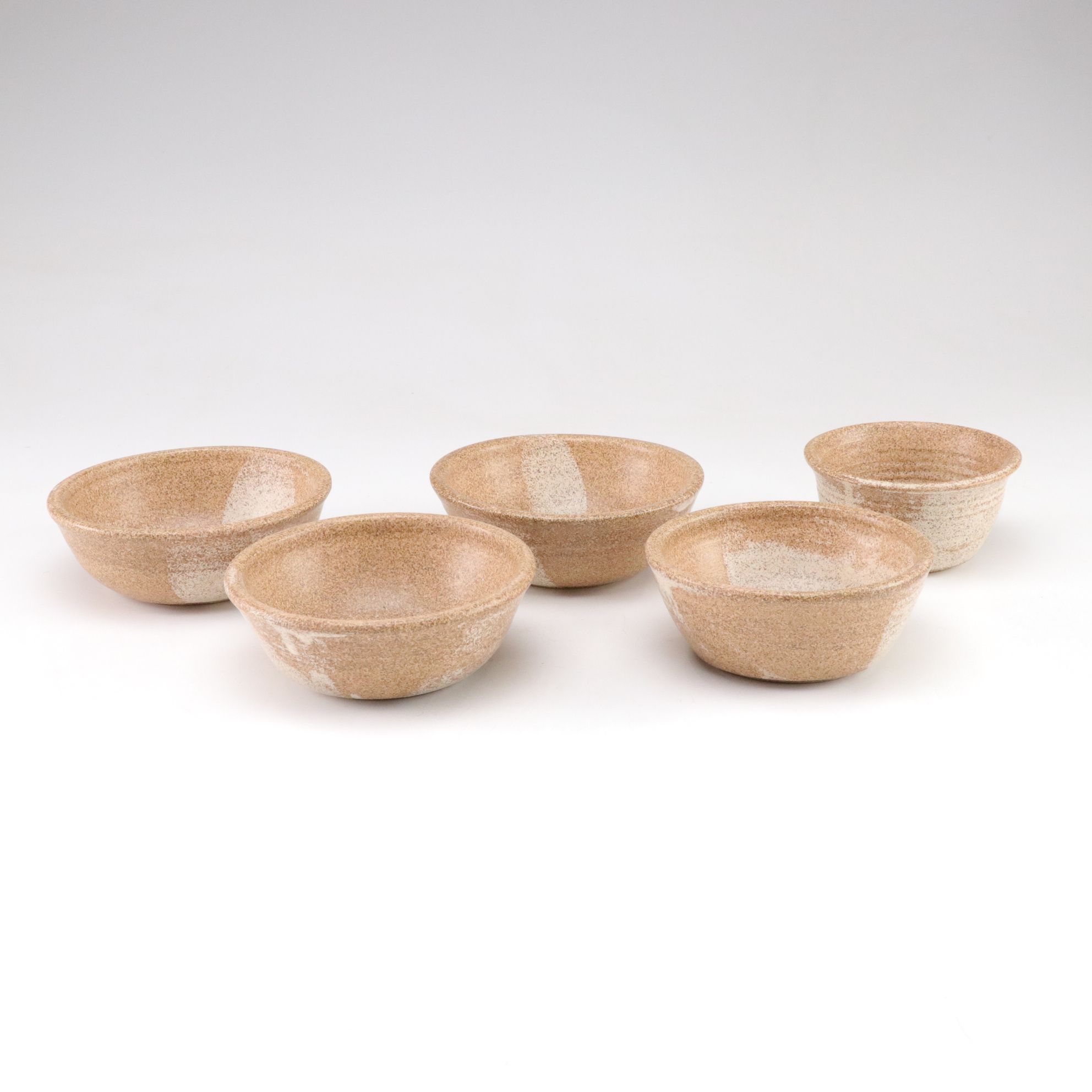Speckled & Drip Glaze Spun Pottery Bowl Collection