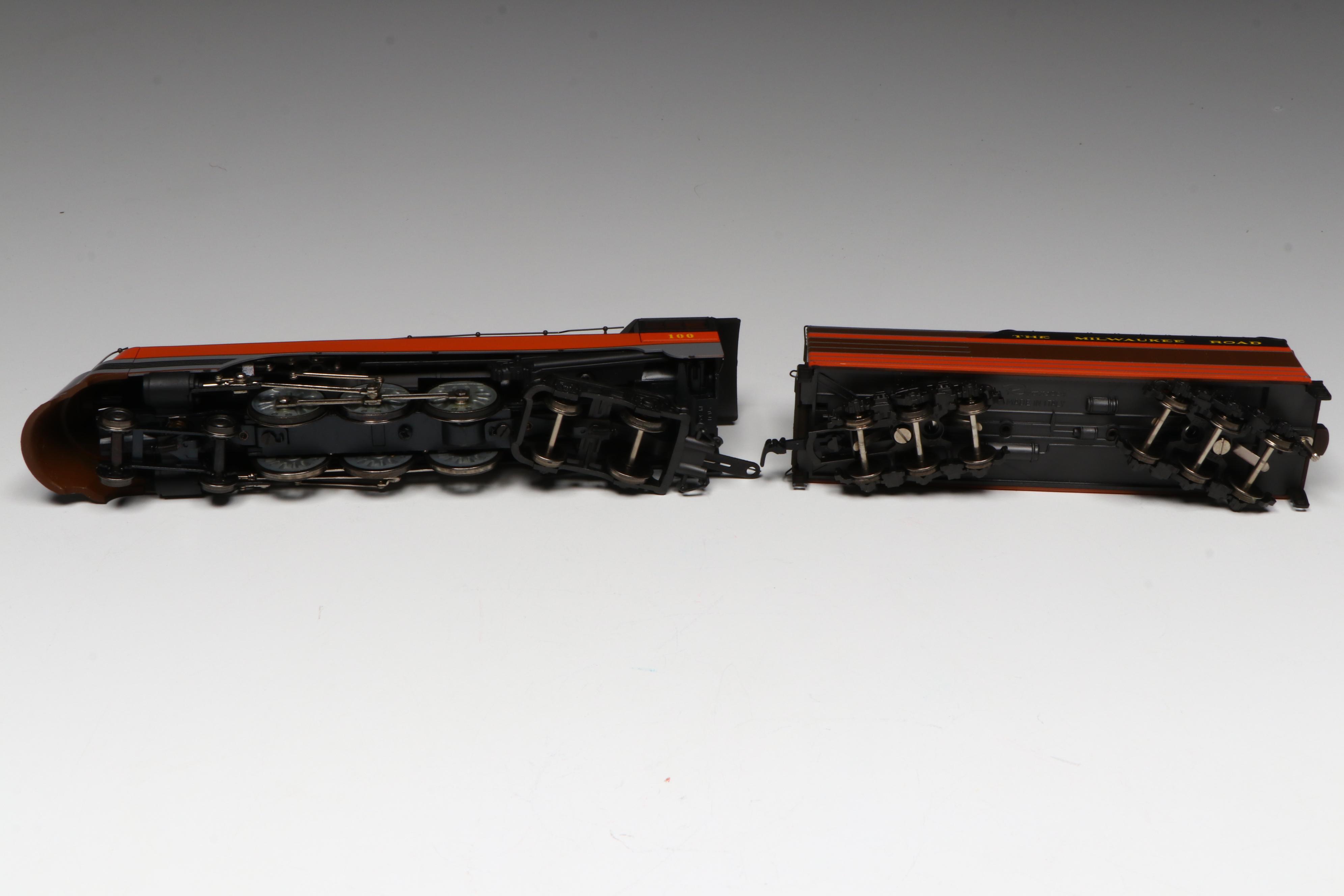 Rivarossi HO Scale Milwaukee Road Locomotive, Passenger and More Train Cars