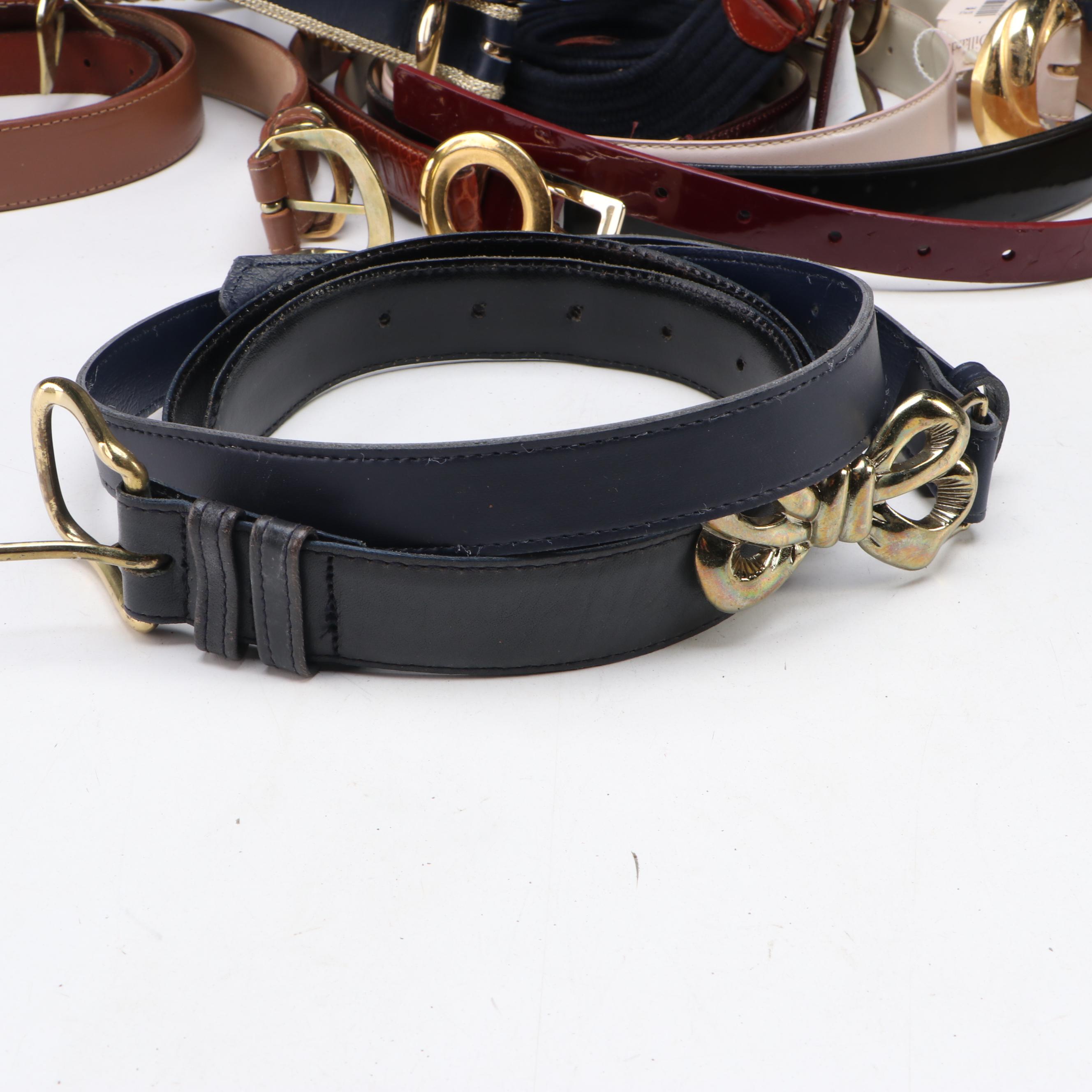 Talbots, Liz Claiborne, Fossil and Other Leather and Synthetic Belts