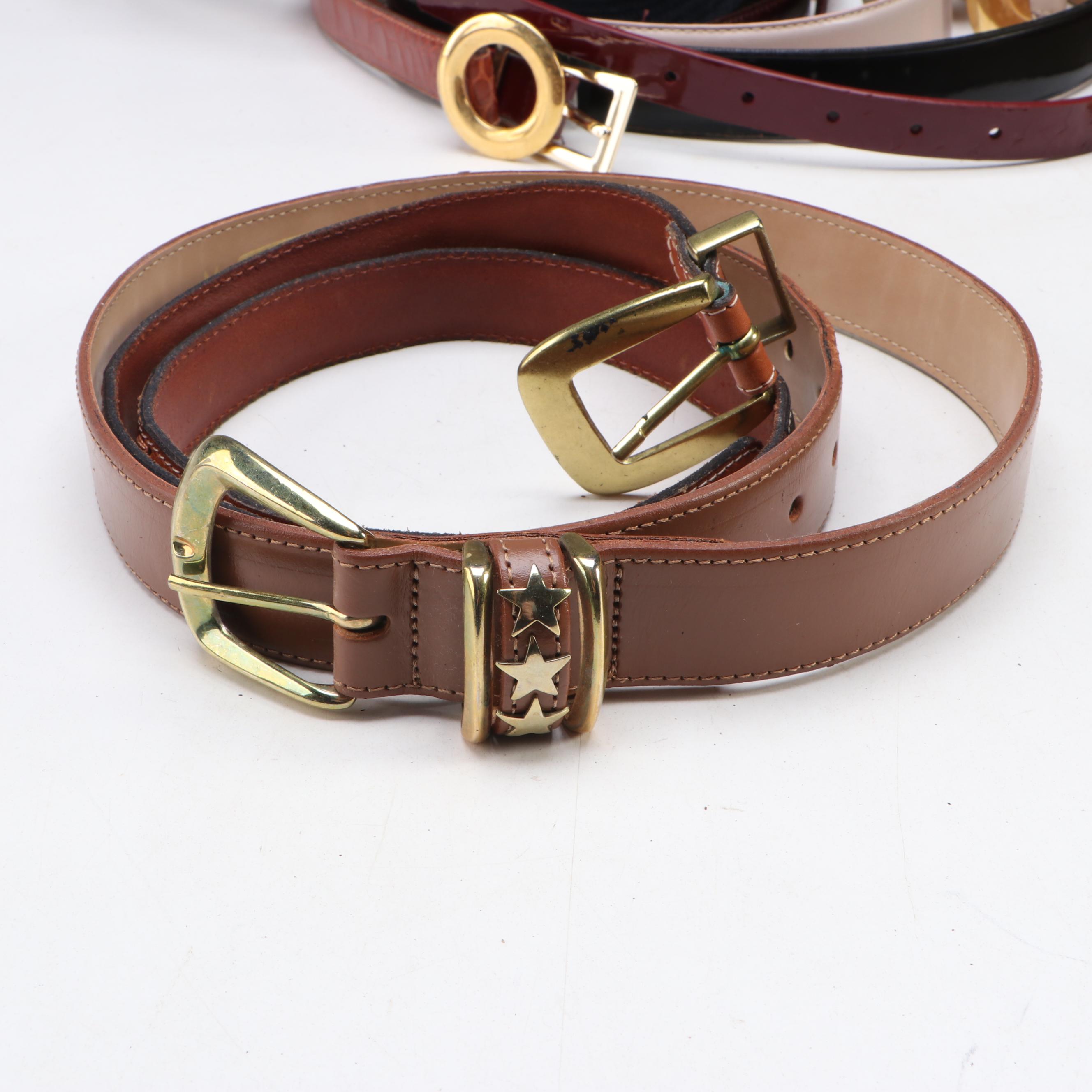 Talbots, Liz Claiborne, Fossil and Other Leather and Synthetic Belts