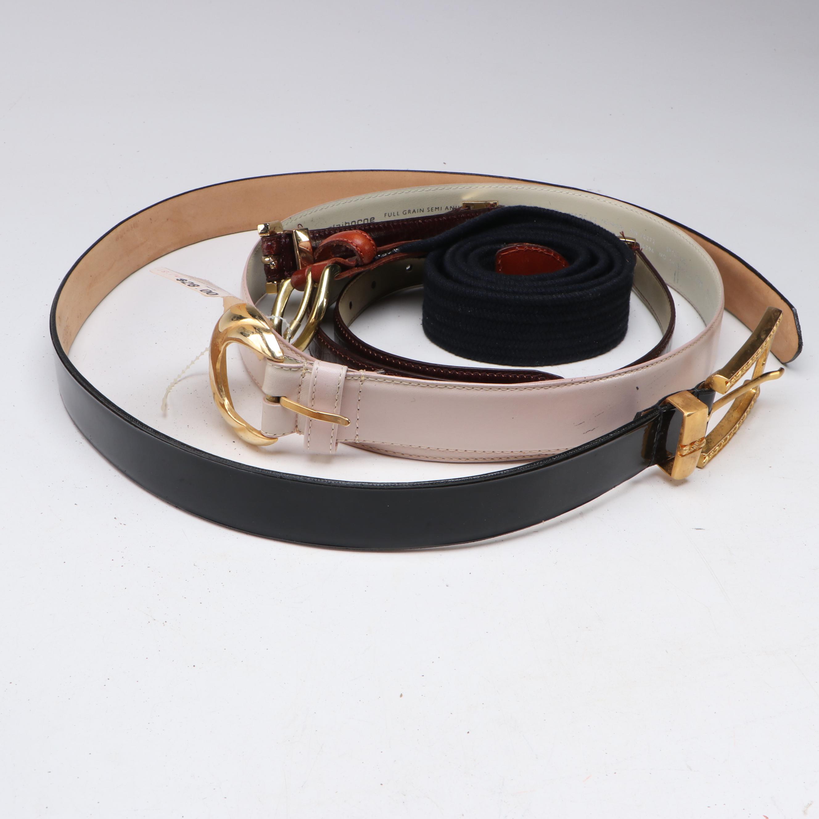 Talbots, Liz Claiborne, Fossil and Other Leather and Synthetic Belts