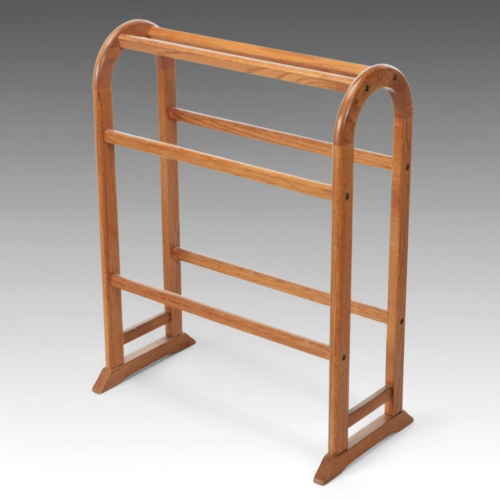 Wood Quilt Rack