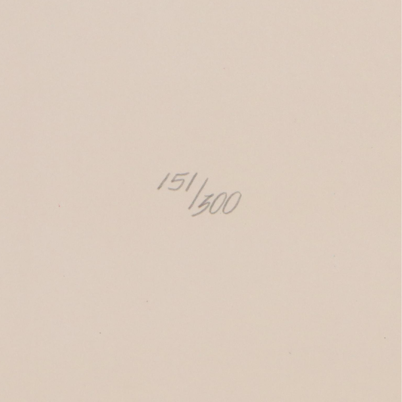 Hisashi Otsuka Embossed Lithograph "Lady Mieko of Autumn," 1993