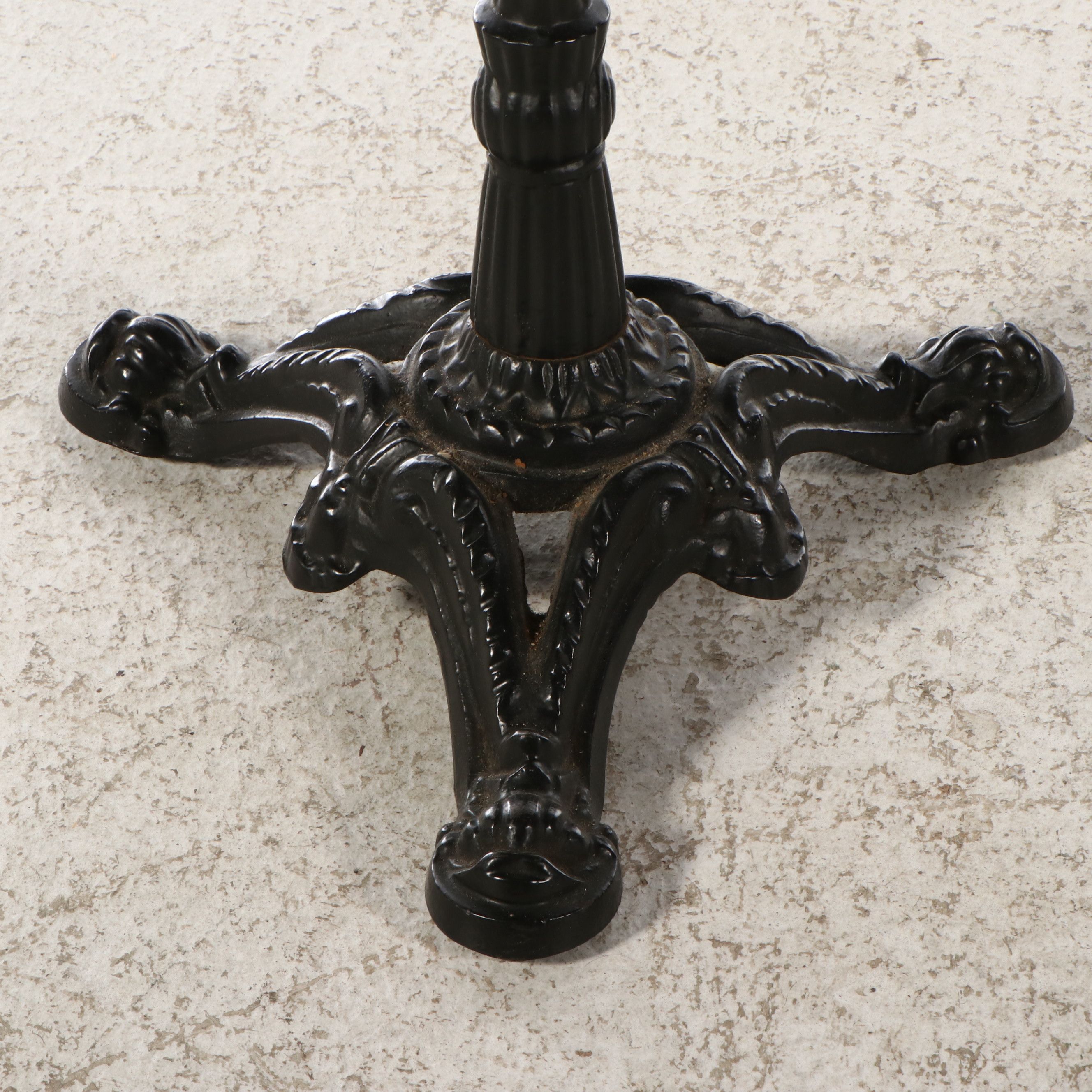 M. Dietz and Sons Laminate and Cast Iron Pub Table with Chairs