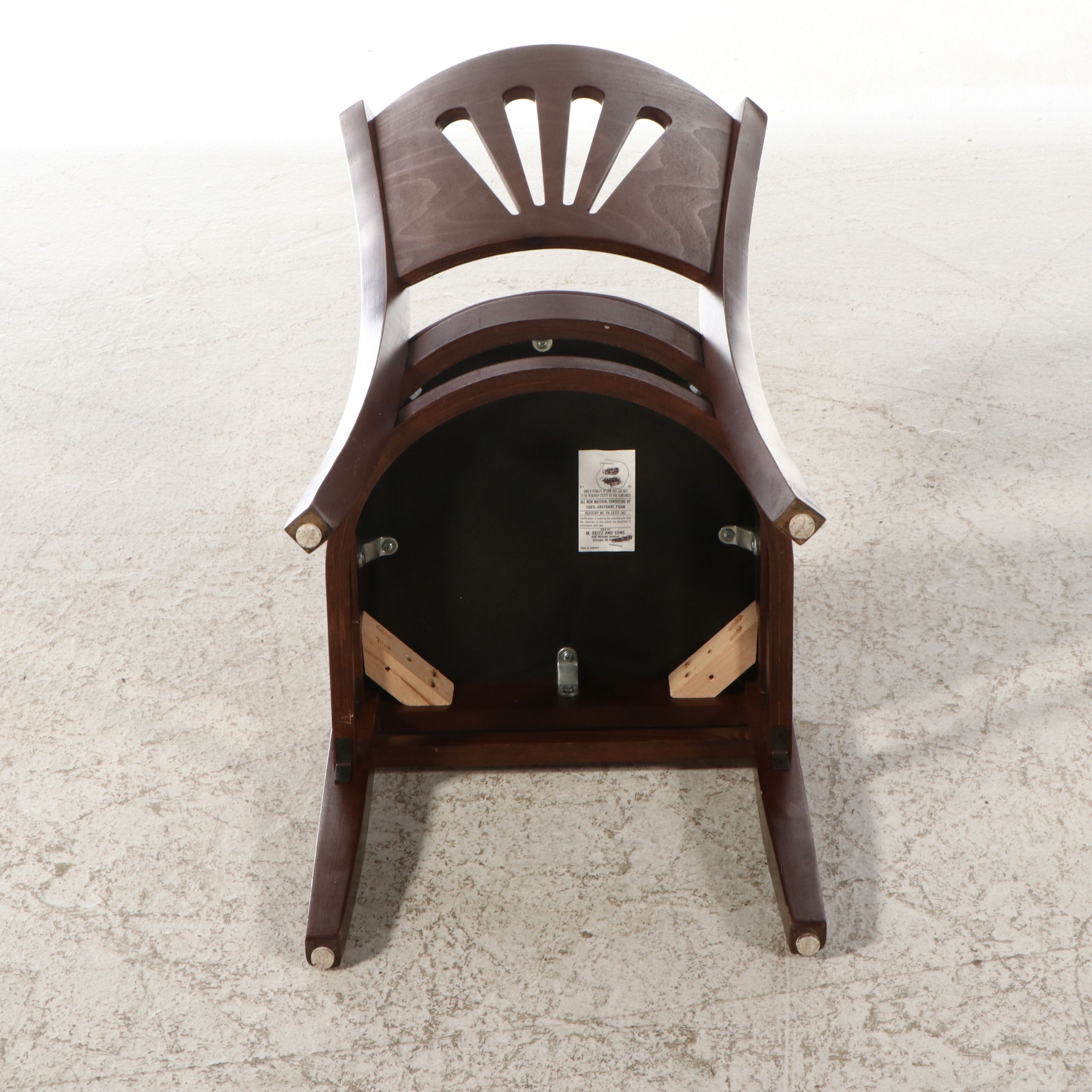 M. Dietz and Sons Laminate and Cast Iron Pub Table with Chairs