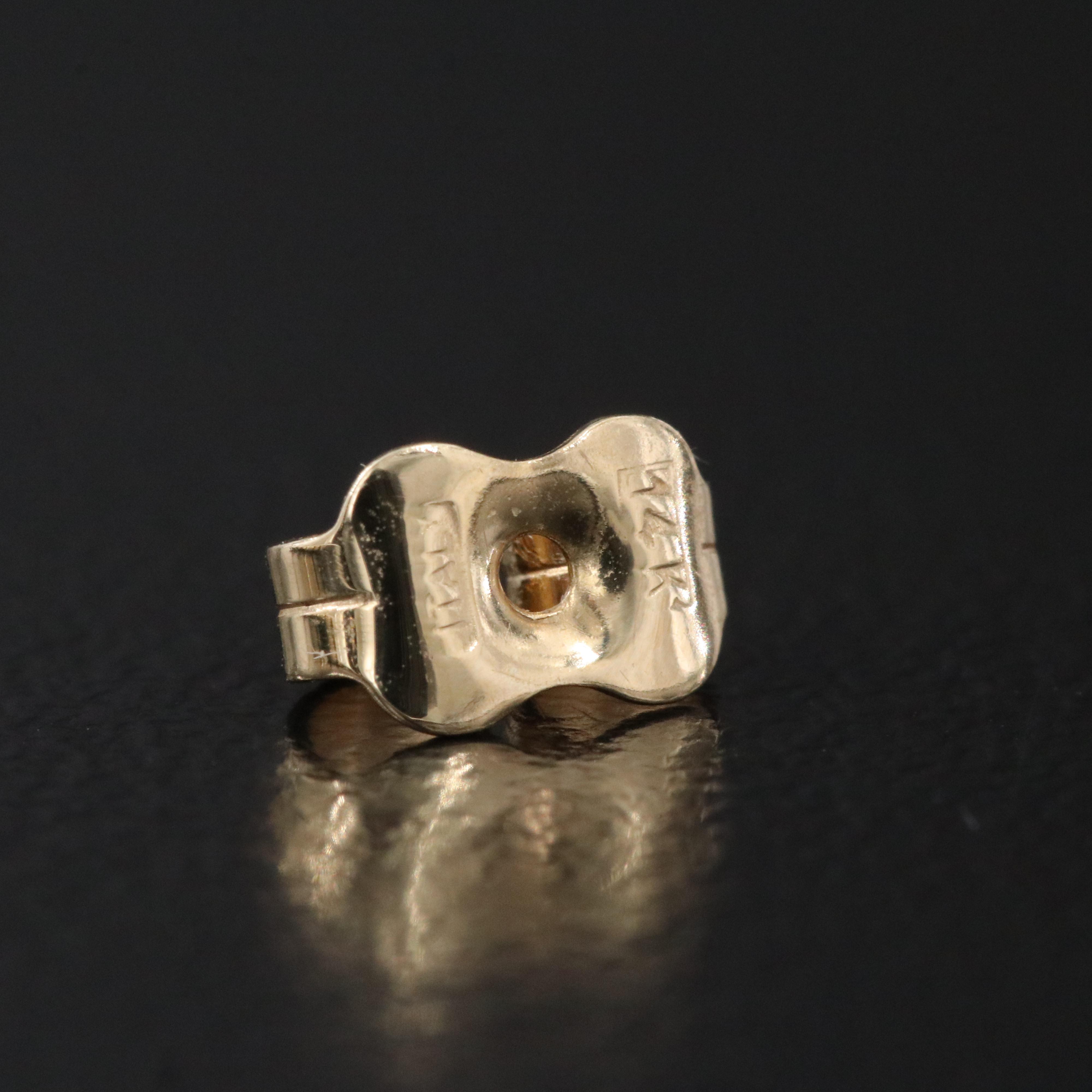 Italian 14K Panther Link Earrings