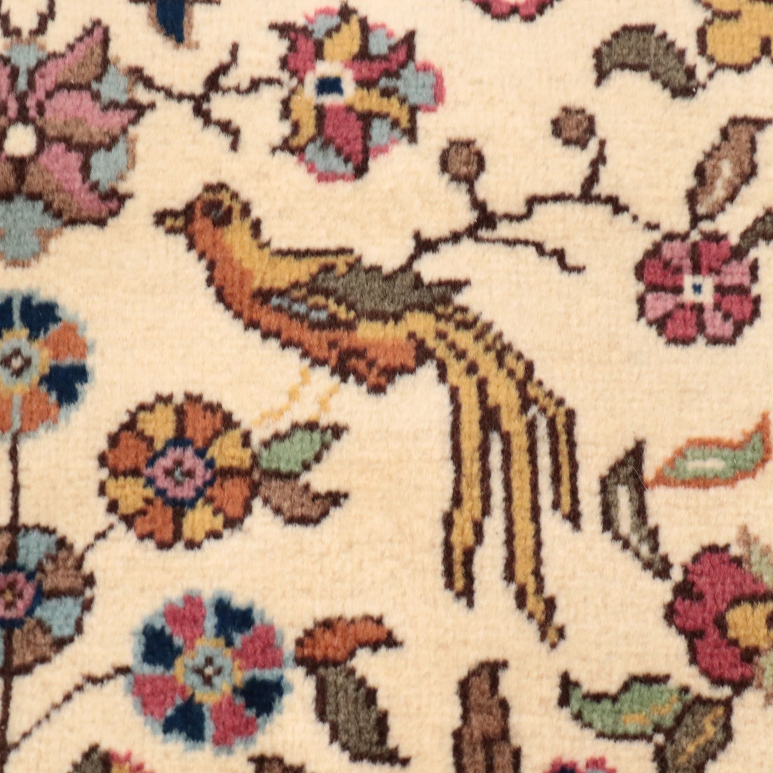 6'3 x 9'8 Hand-Knotted Persian Tabriz Area Rug