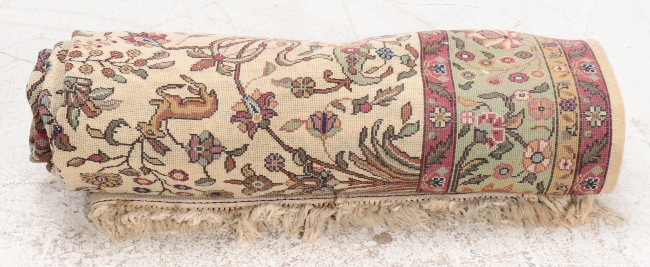 6'3 x 9'8 Hand-Knotted Persian Tabriz Area Rug