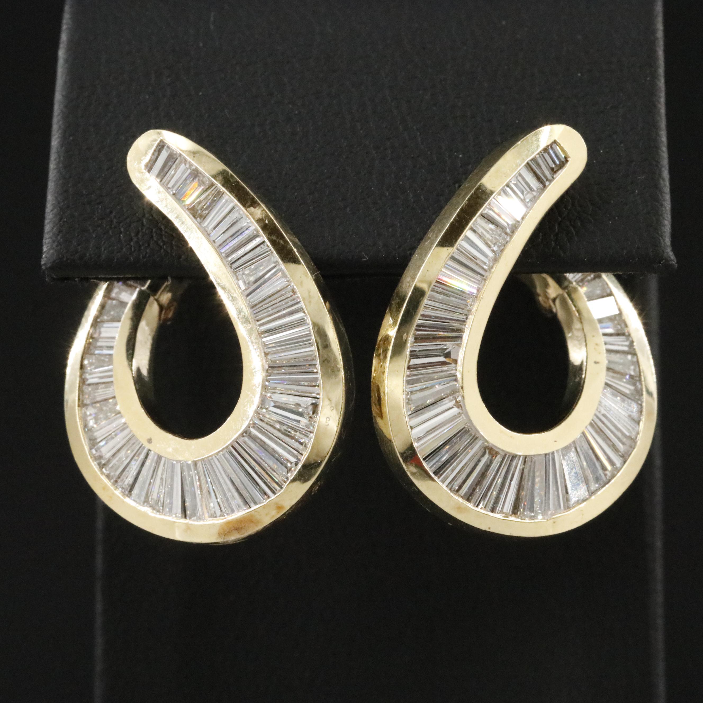 18K 5.00 CTW Diamond Earrings