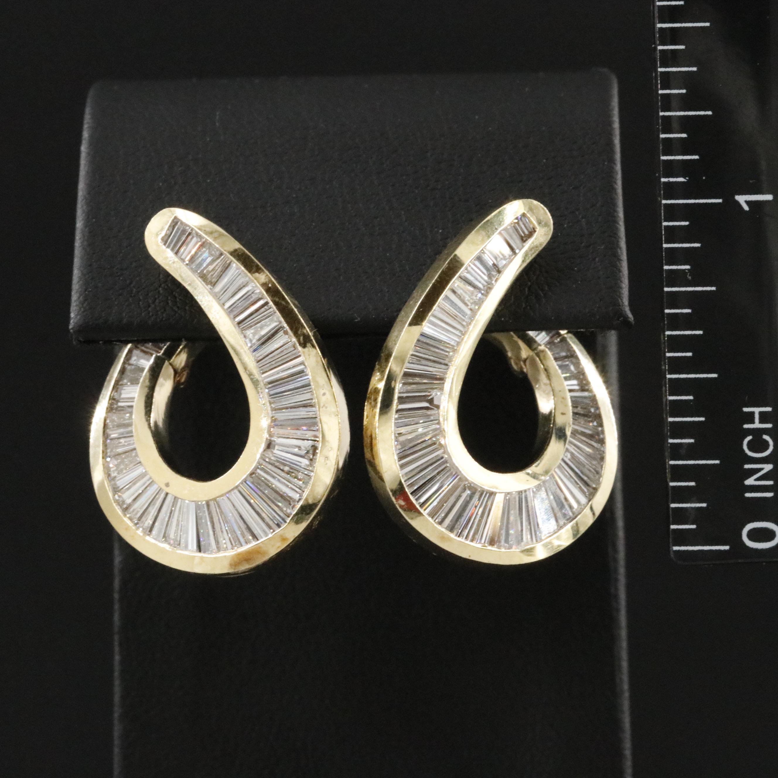 18K 5.00 CTW Diamond Earrings