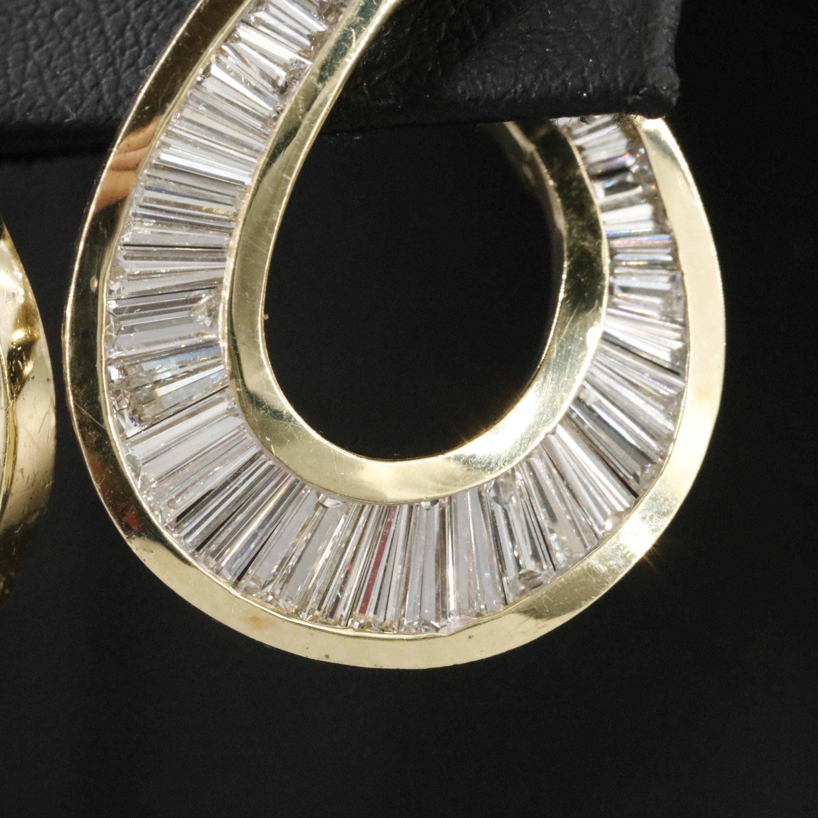 18K 5.00 CTW Diamond Earrings