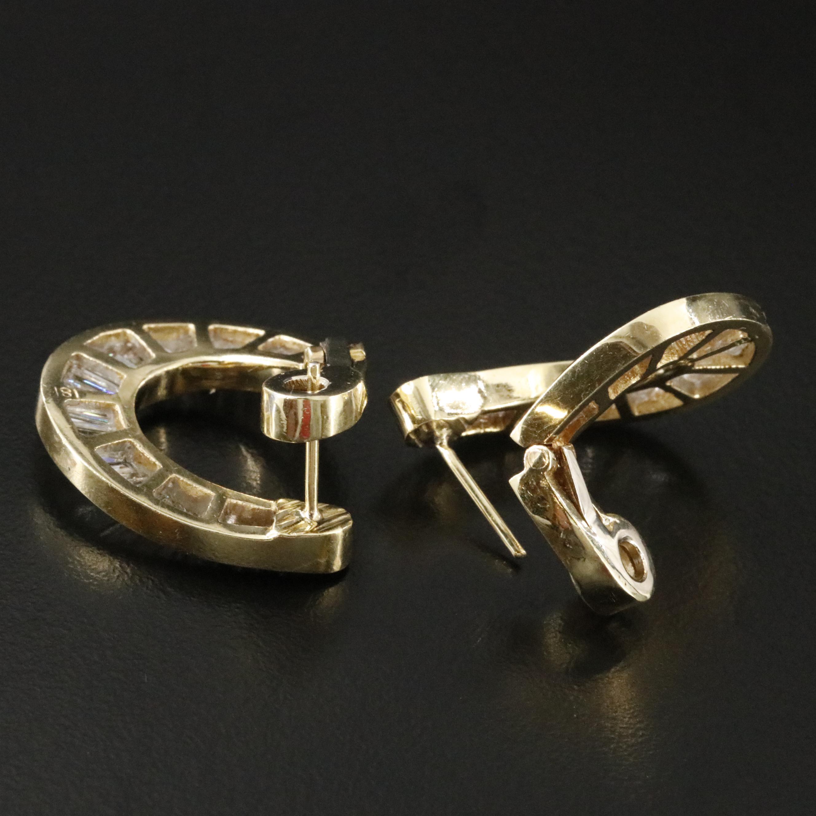 18K 5.00 CTW Diamond Earrings