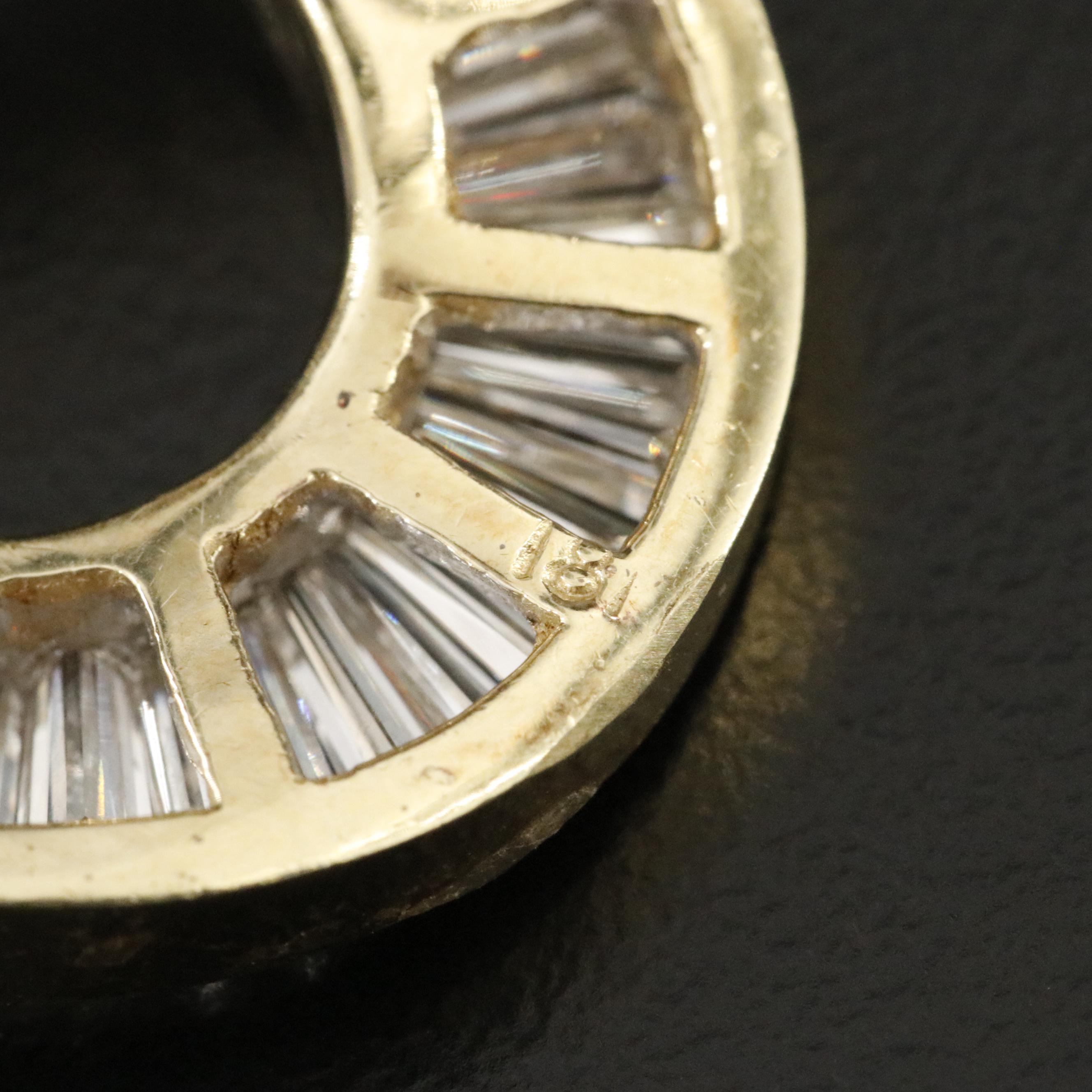 18K 5.00 CTW Diamond Earrings