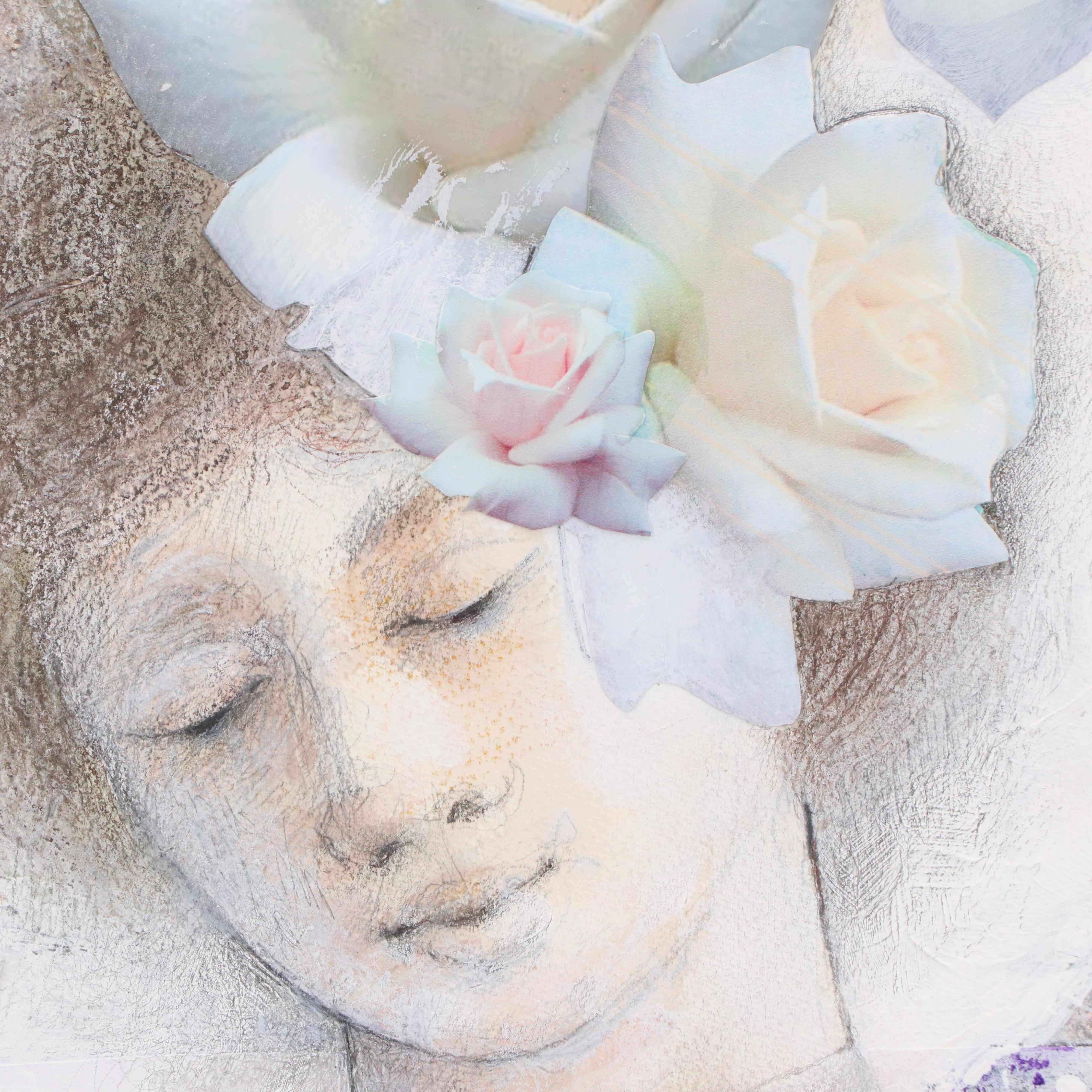 Elmer A. Ruff Portrait Mixed Media Collage, 2016