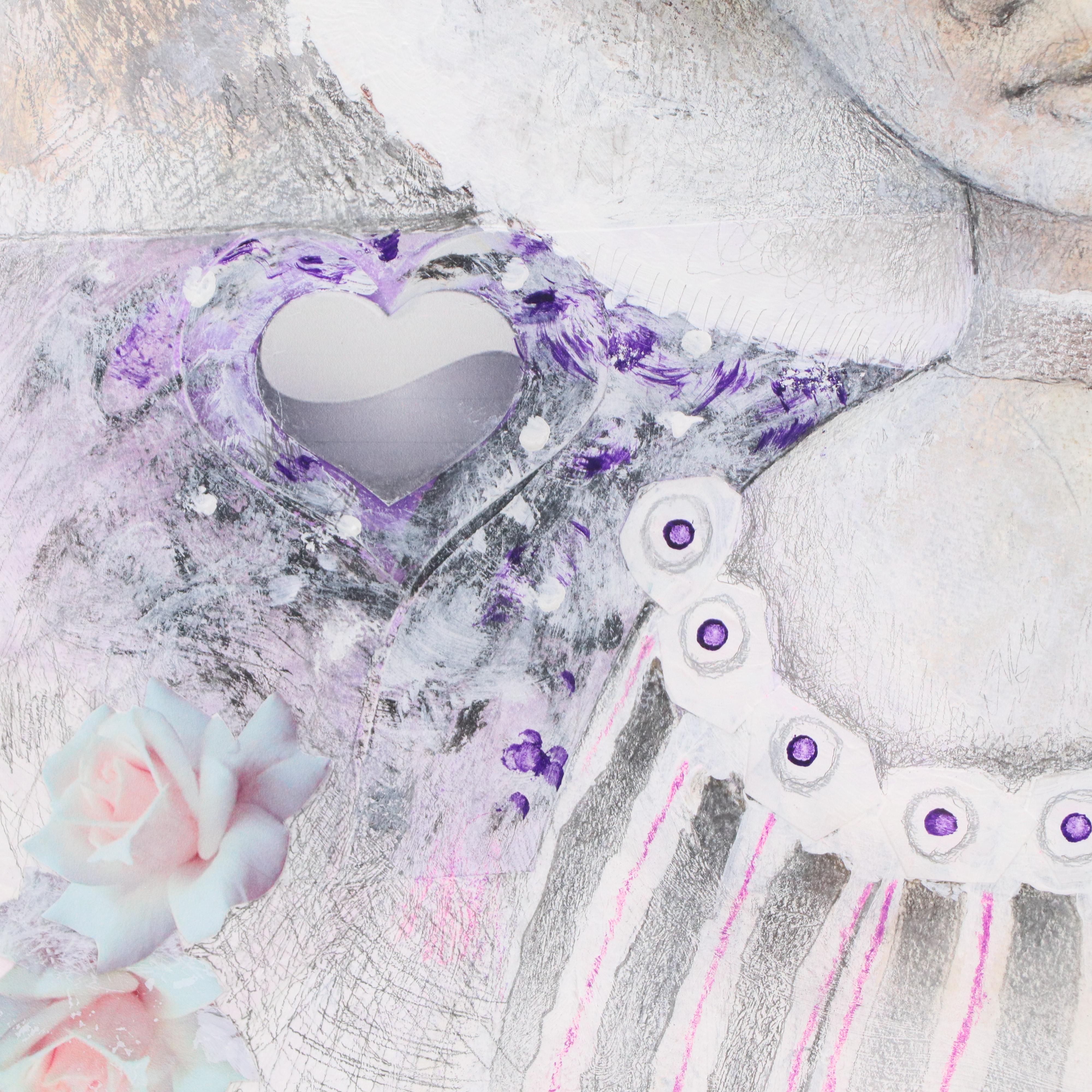 Elmer A. Ruff Portrait Mixed Media Collage, 2016