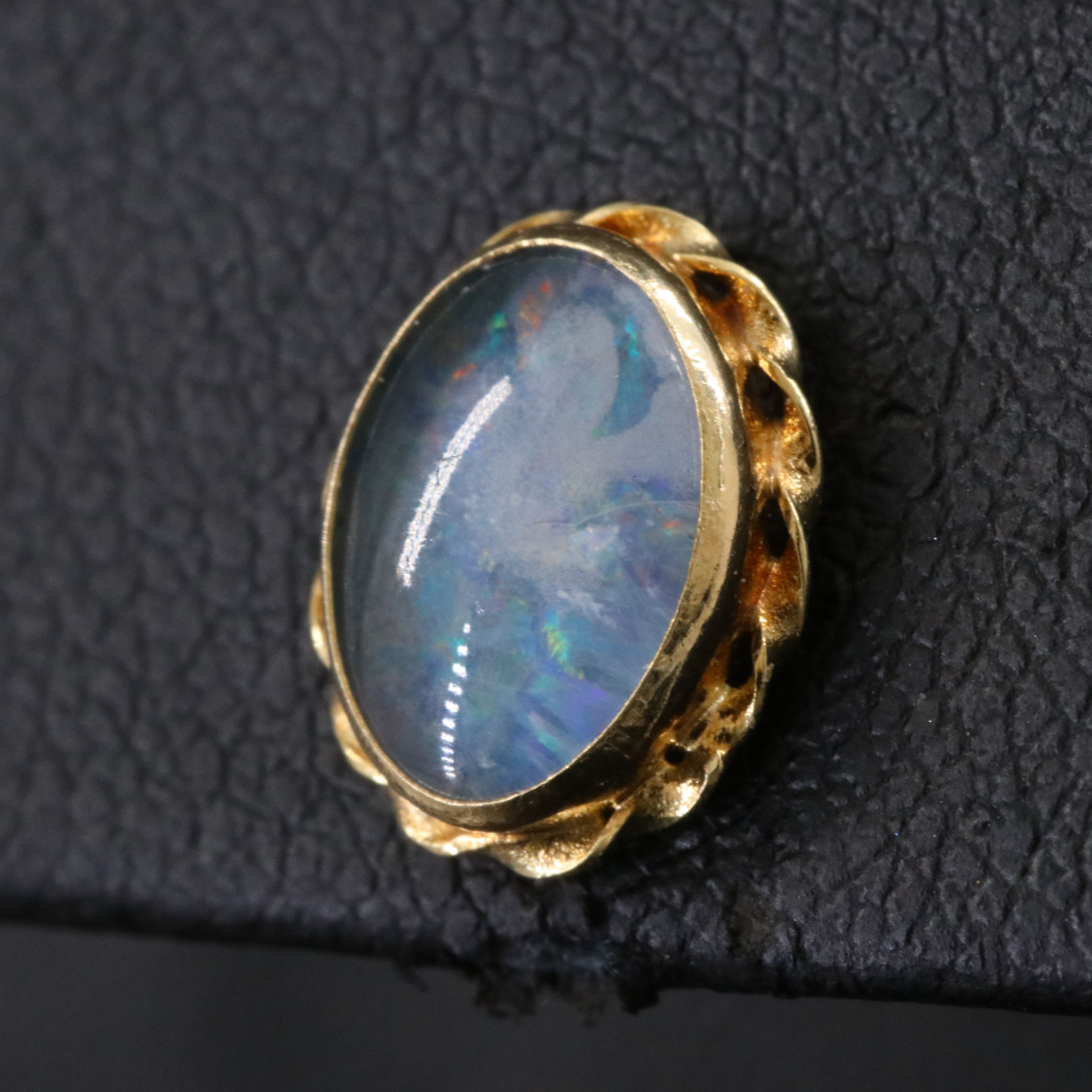 14K Opal Triplet Earrings