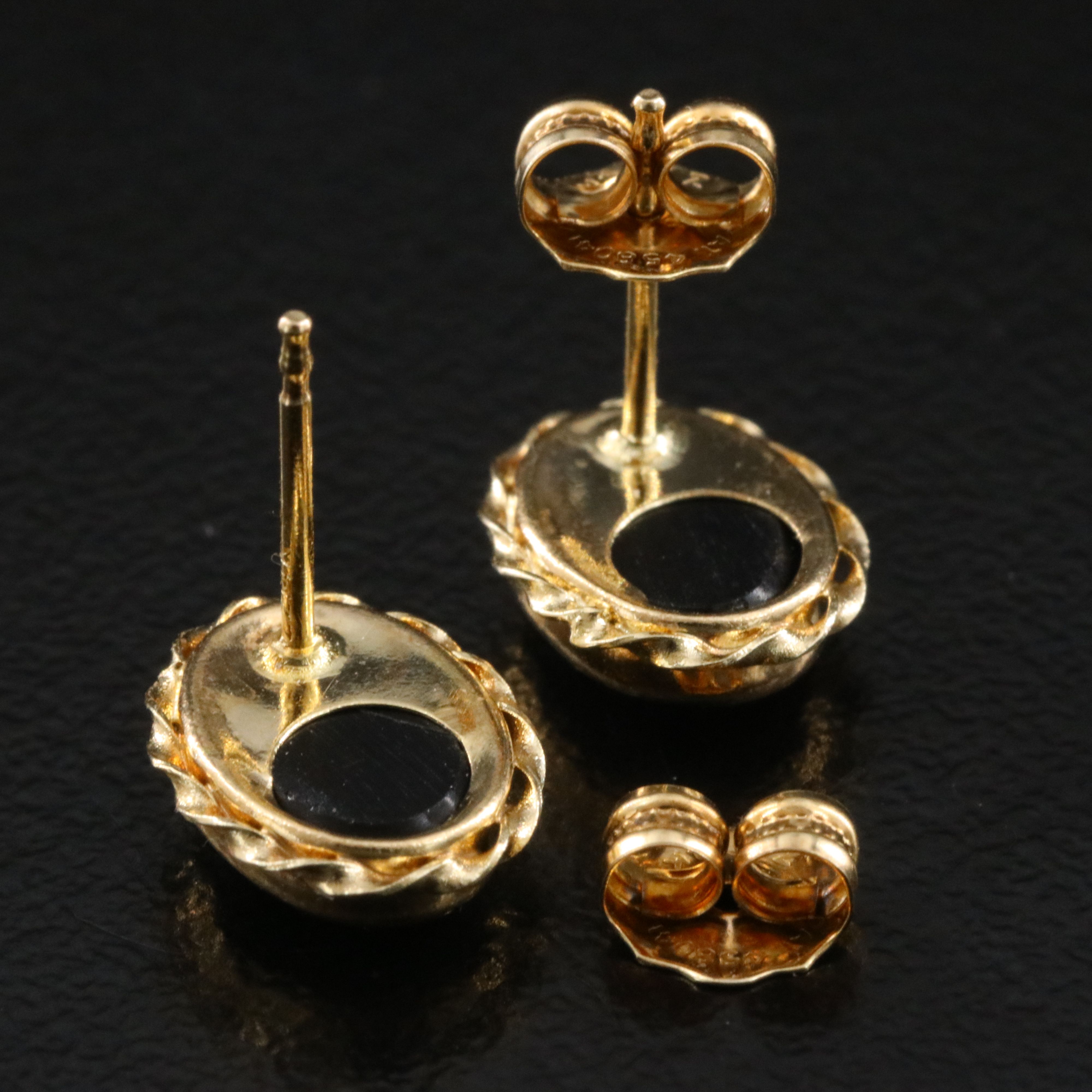 14K Opal Triplet Earrings