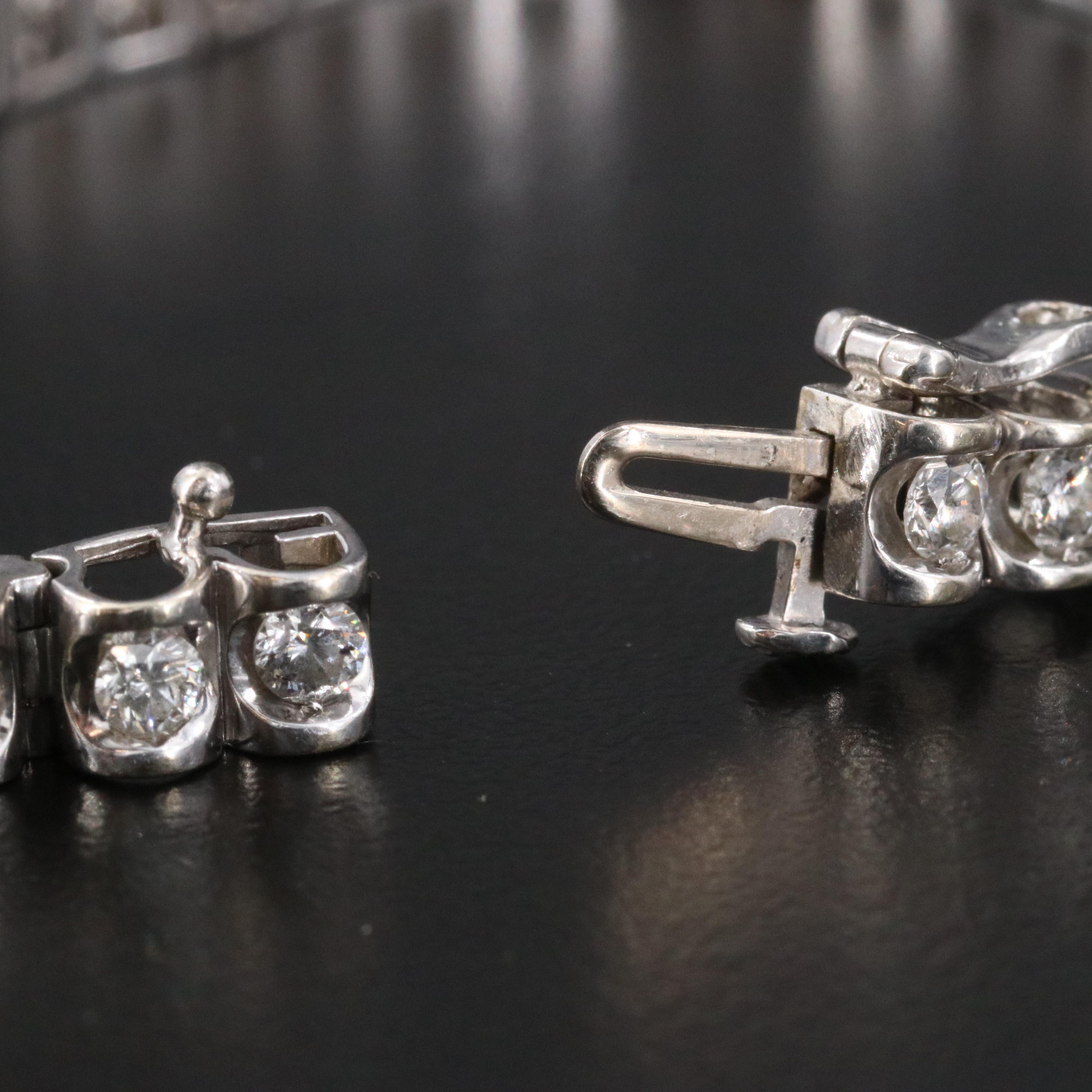 14K 4.75 CTW Diamond Line Bracelet