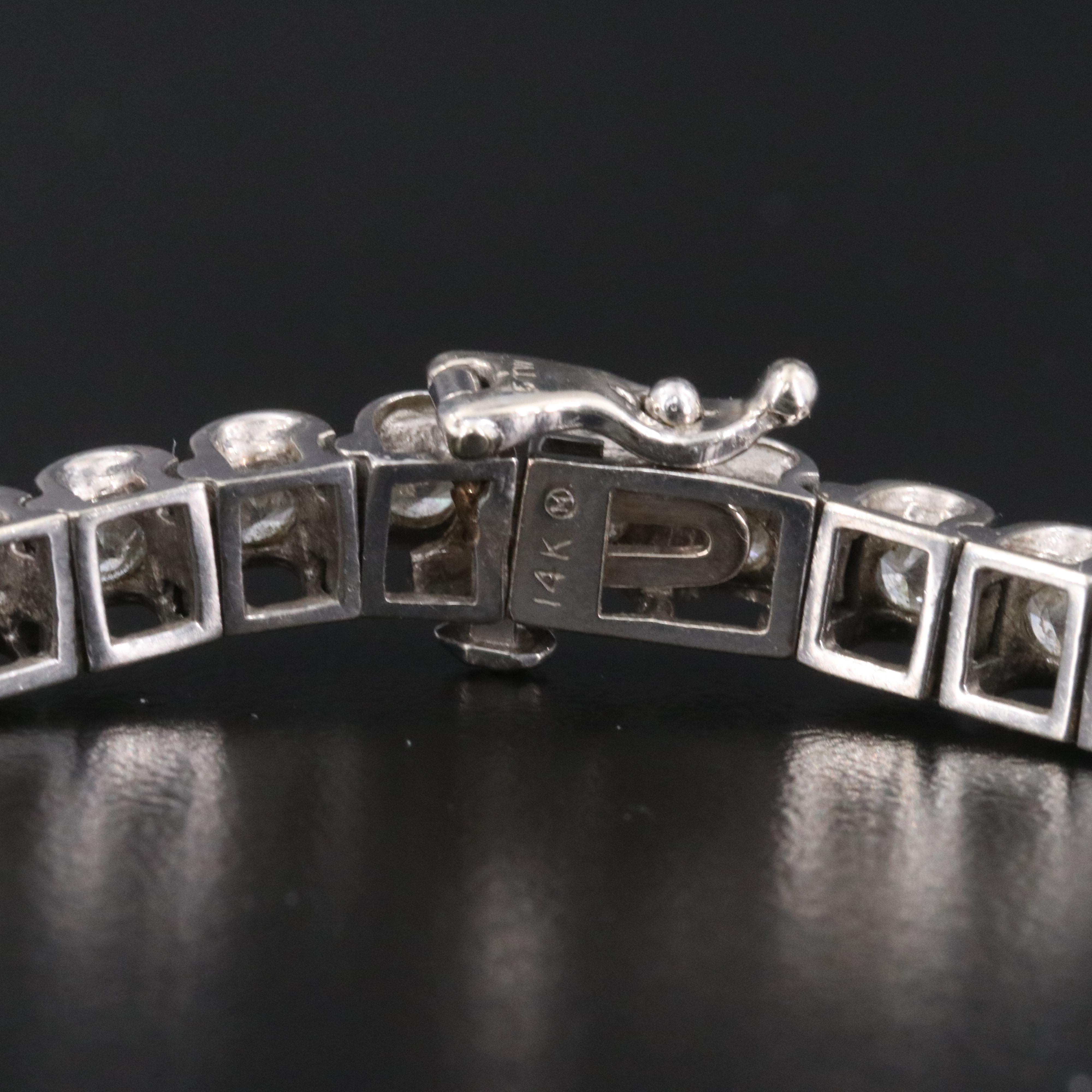 14K 4.75 CTW Diamond Line Bracelet