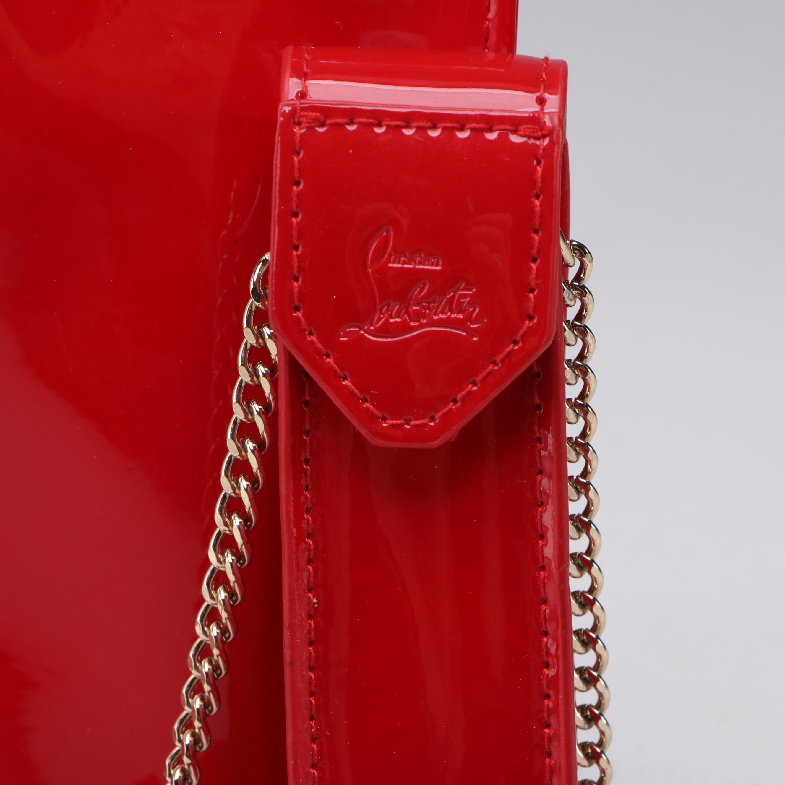 Christian Louboutin Beauté Promotional Pouches & Lipstick Case with Chain Straps