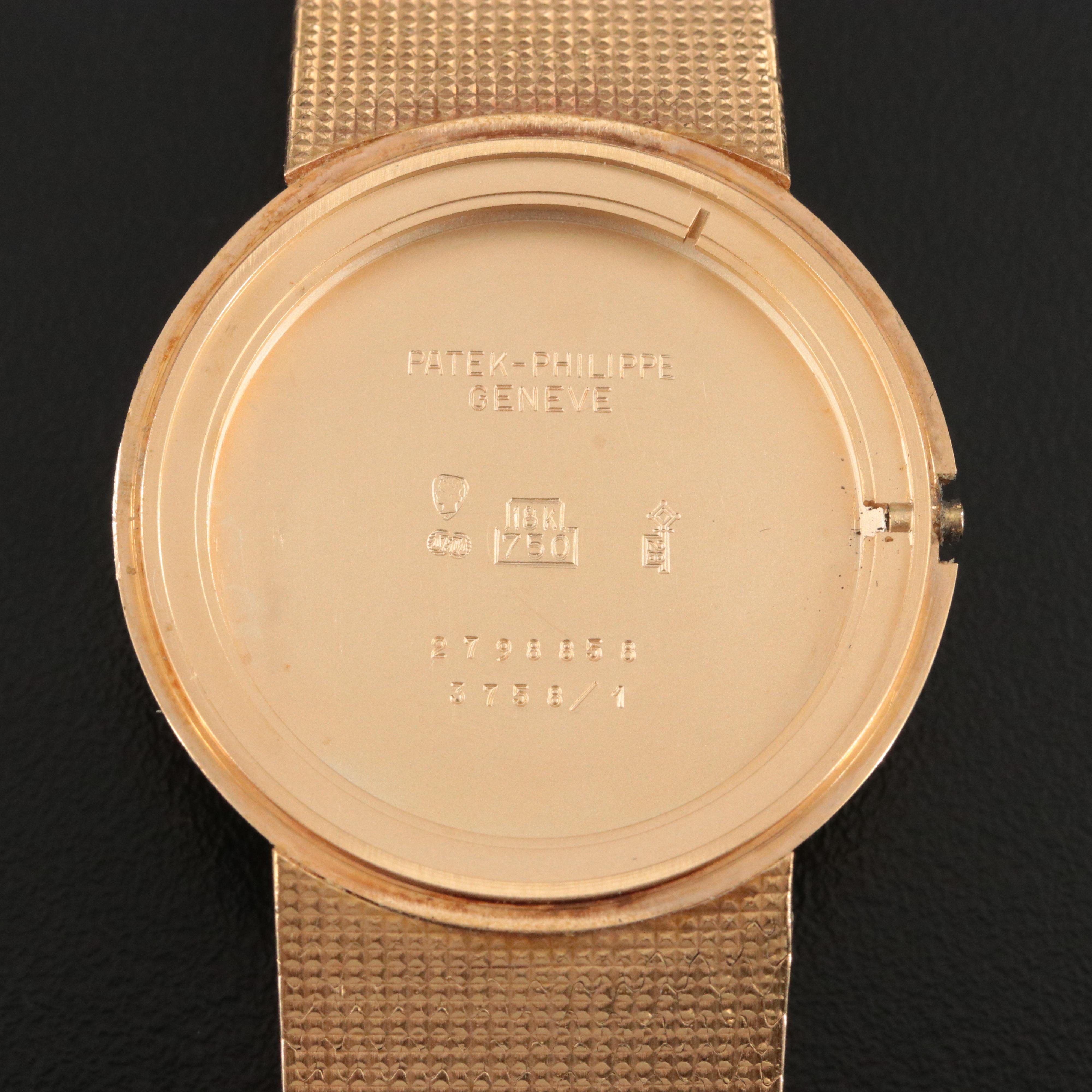 18K Patek Philippe Vintage Calatrava Sigma Dial Watch