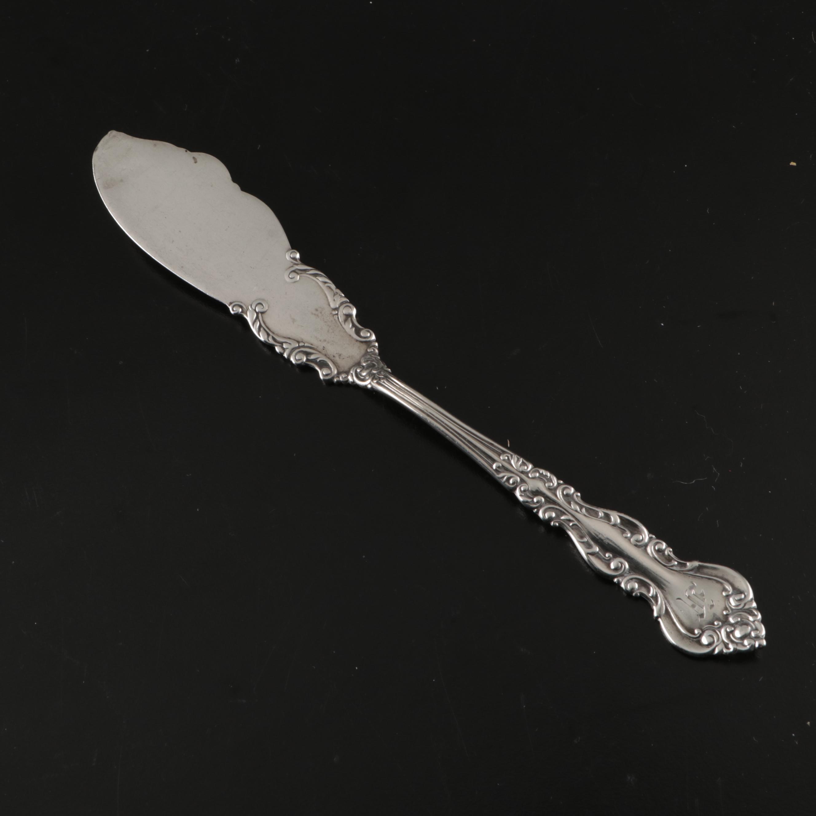 Gorham "Sovereign-Old" Sterling Casserole Spoon with Other Serving Utensils