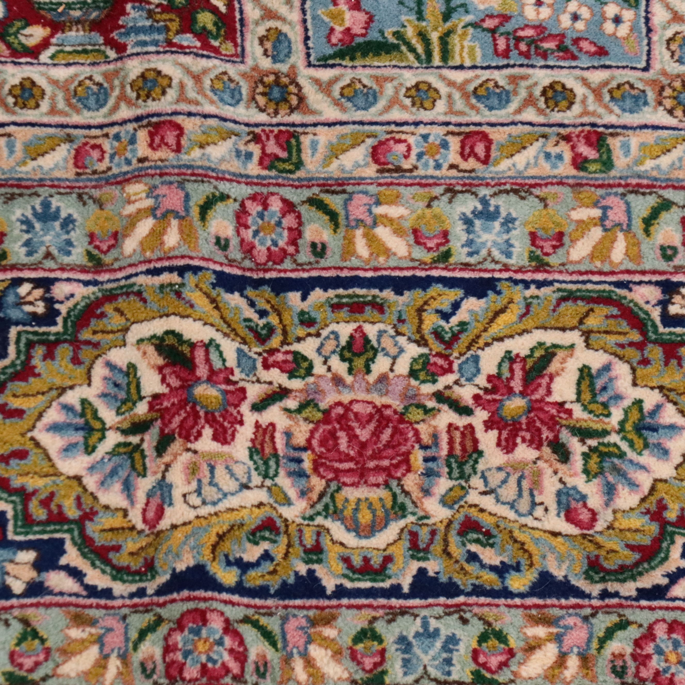 6'6 x 10'9 Hand-Knotted Persian Radar Kerman Area Rug