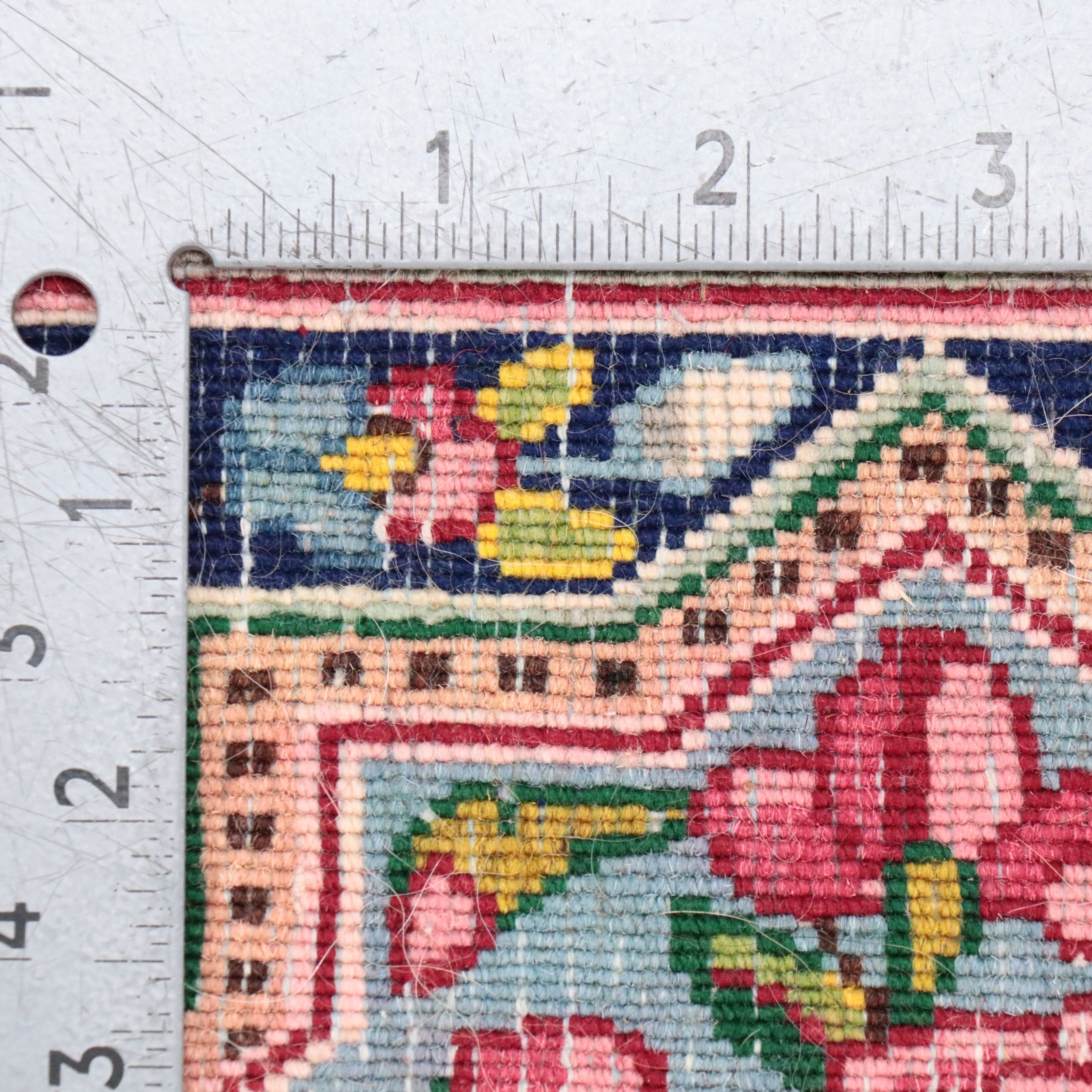 6'6 x 10'9 Hand-Knotted Persian Radar Kerman Area Rug