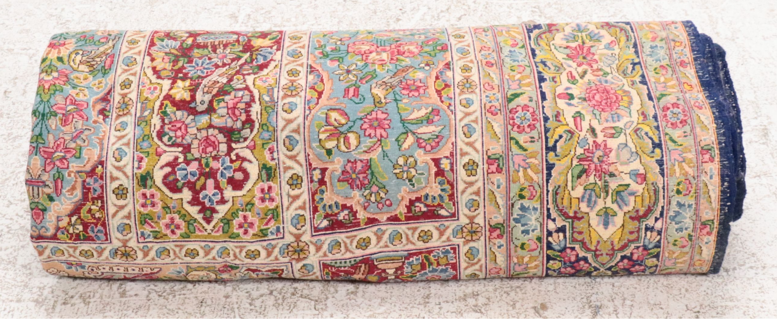 6'6 x 10'9 Hand-Knotted Persian Radar Kerman Area Rug