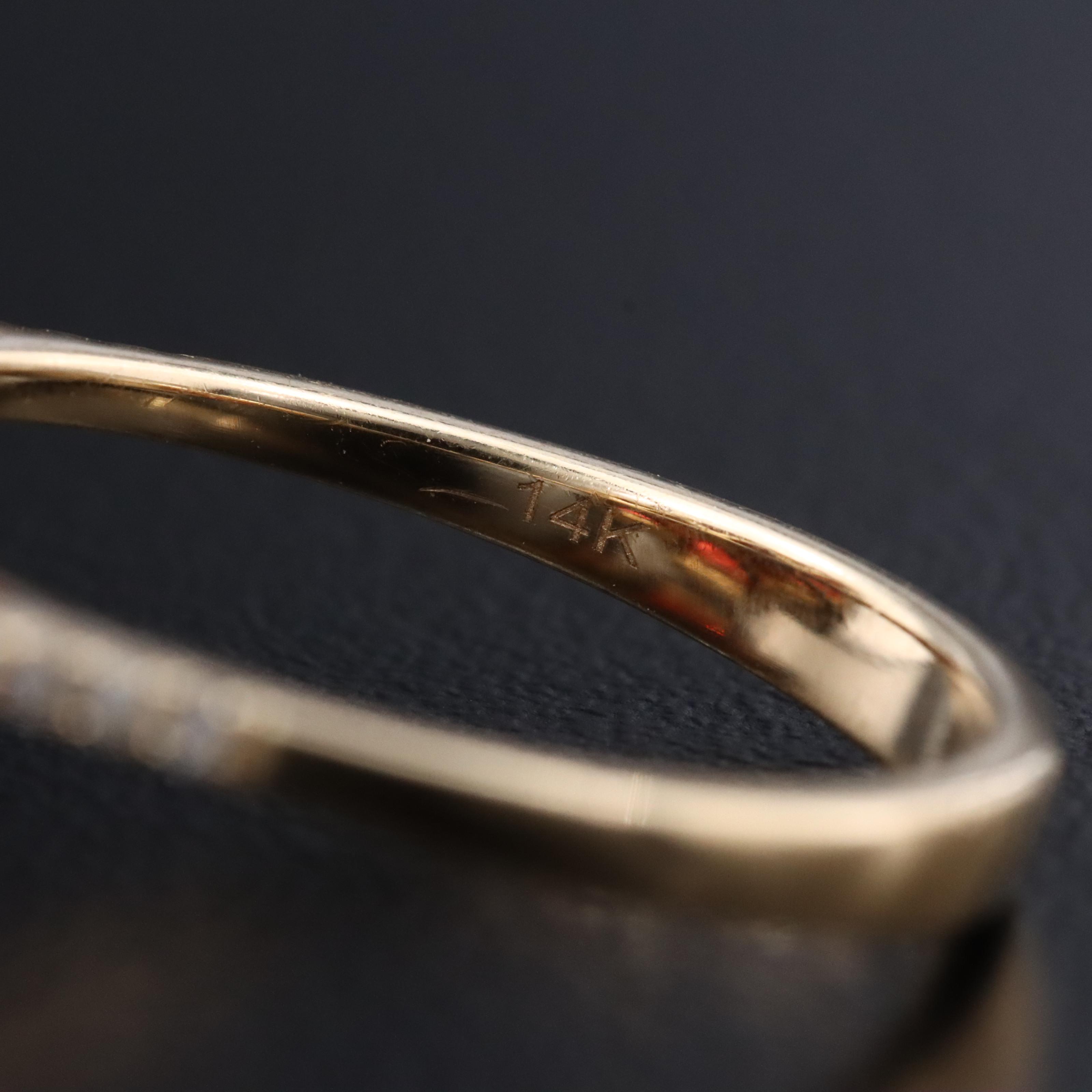 EFFY 14K Garnet and Diamond Ring